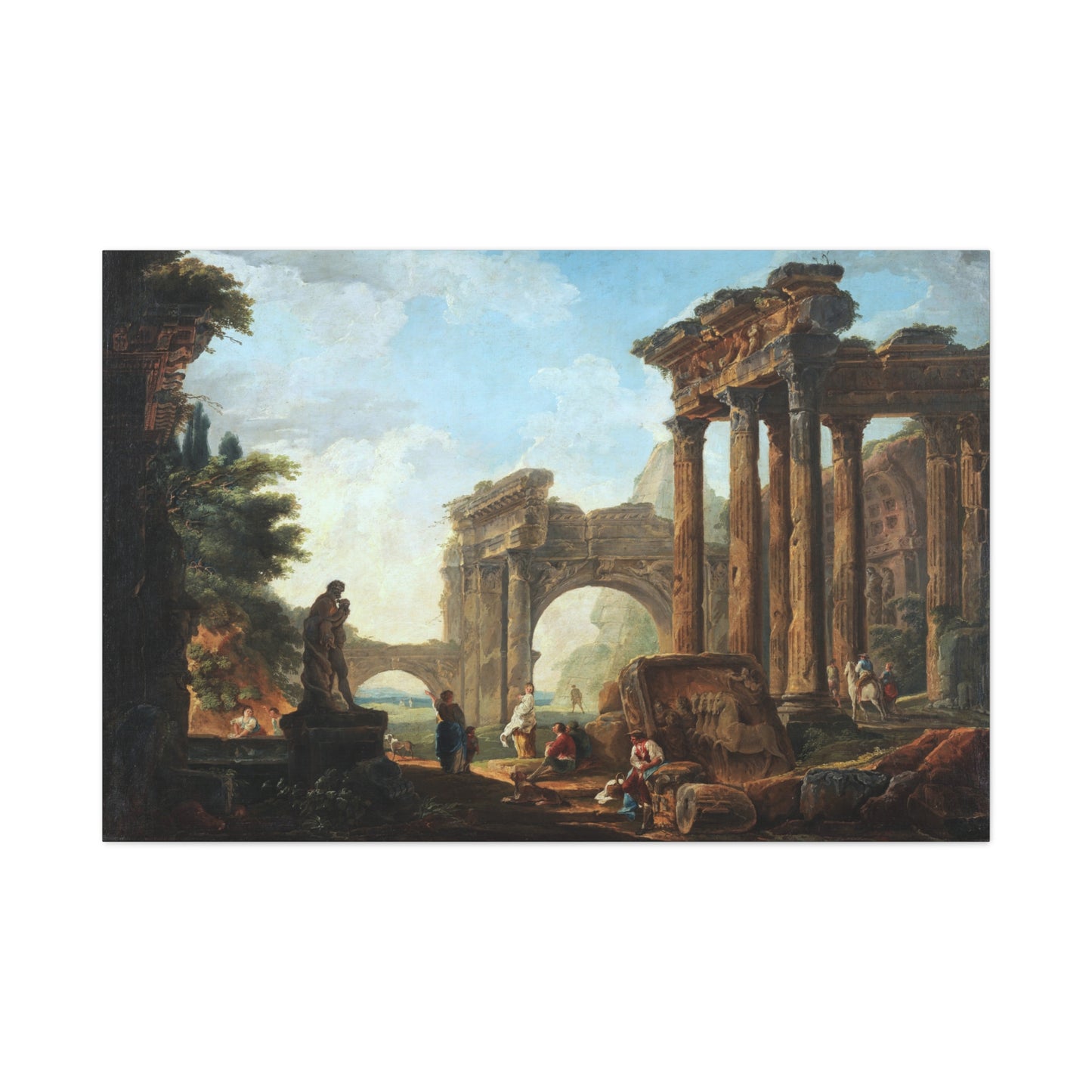 Ancient Ruins - Canvas Wrap