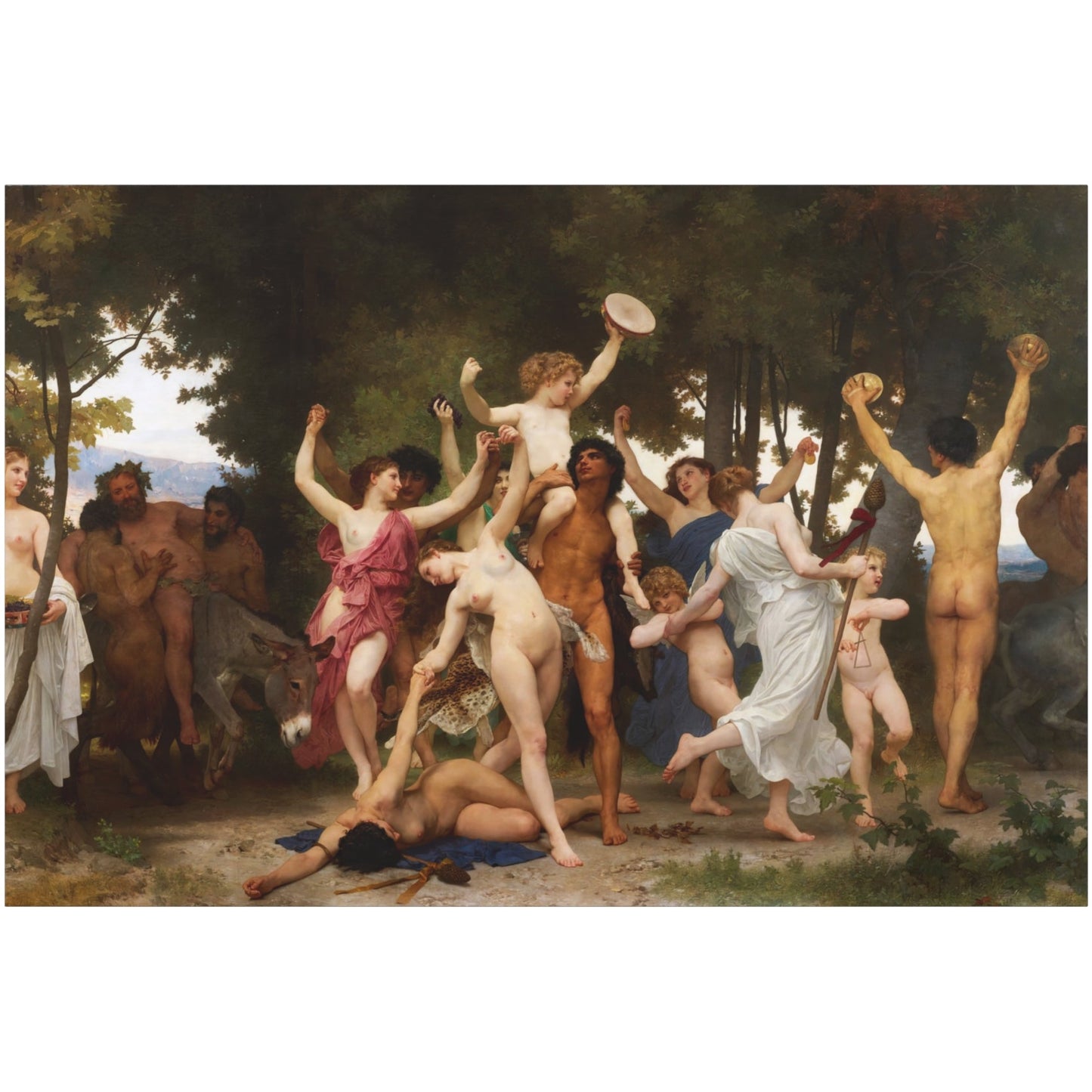 The Youth of Bacchus - Canvas Wrap