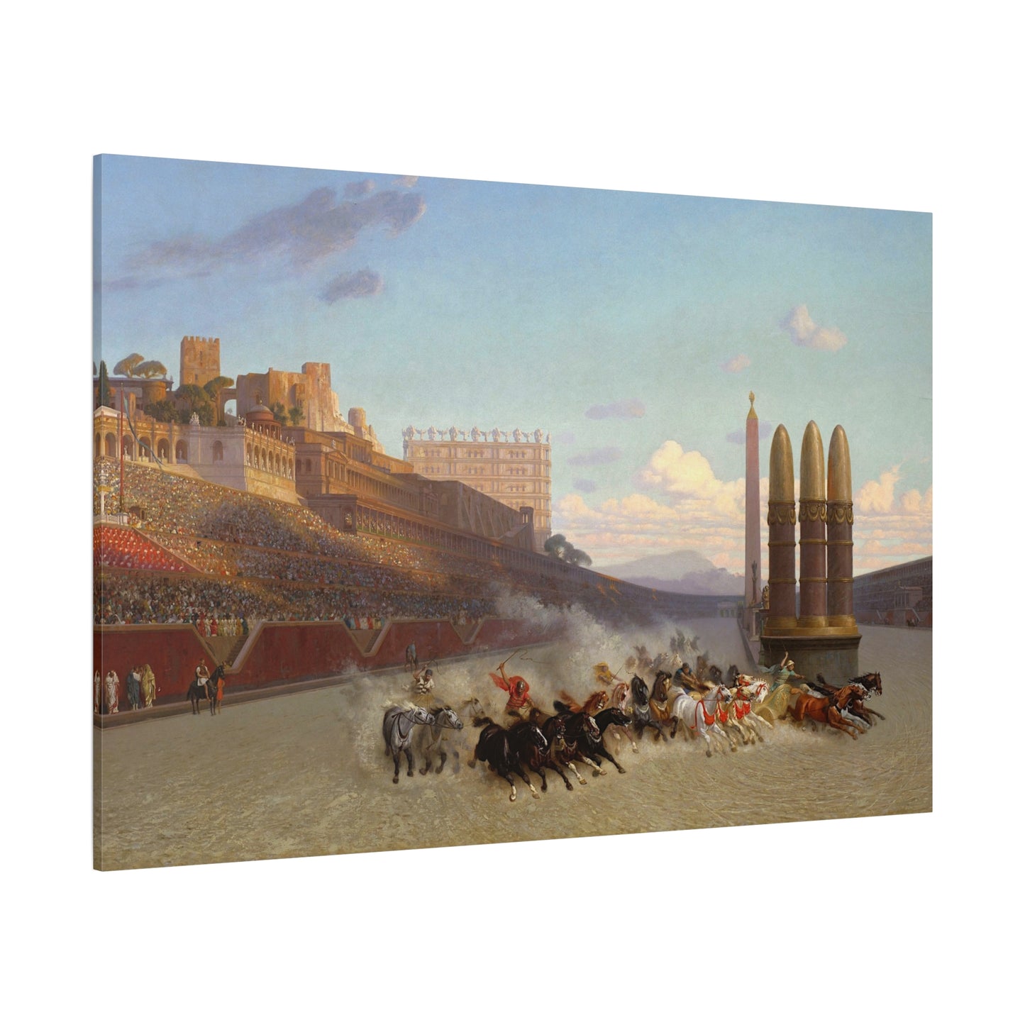Chariot Race - Canvas Wrap