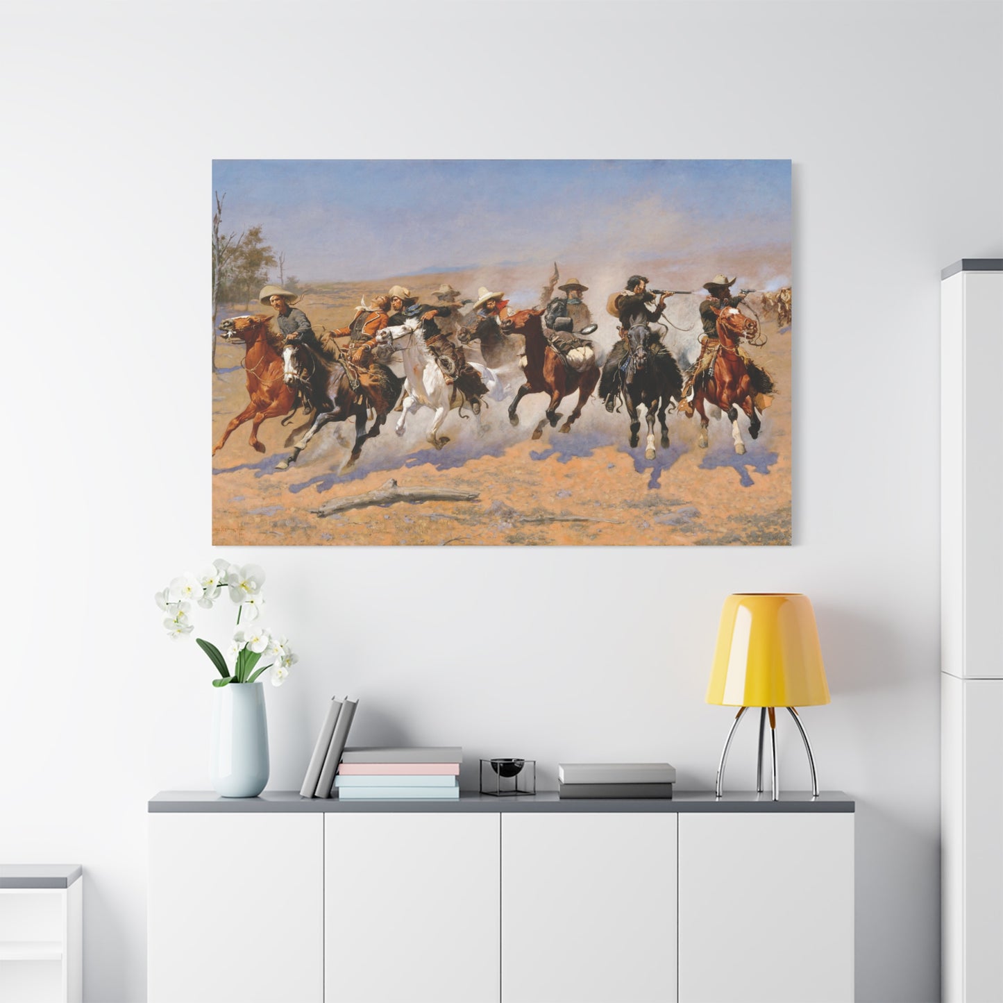 A Dash for the Timber - Canvas Wrap