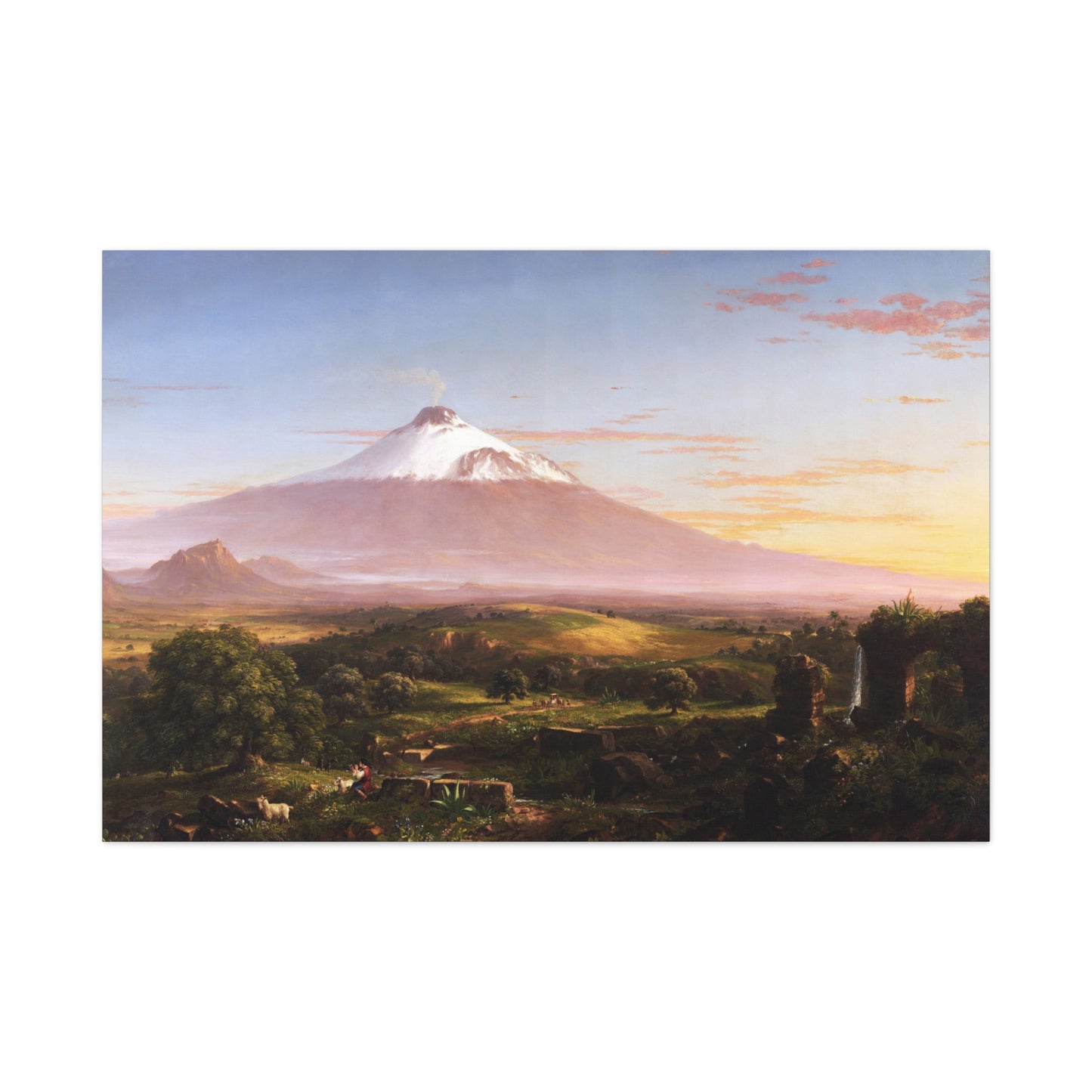 View of Mount Etna - Canvas Wrap