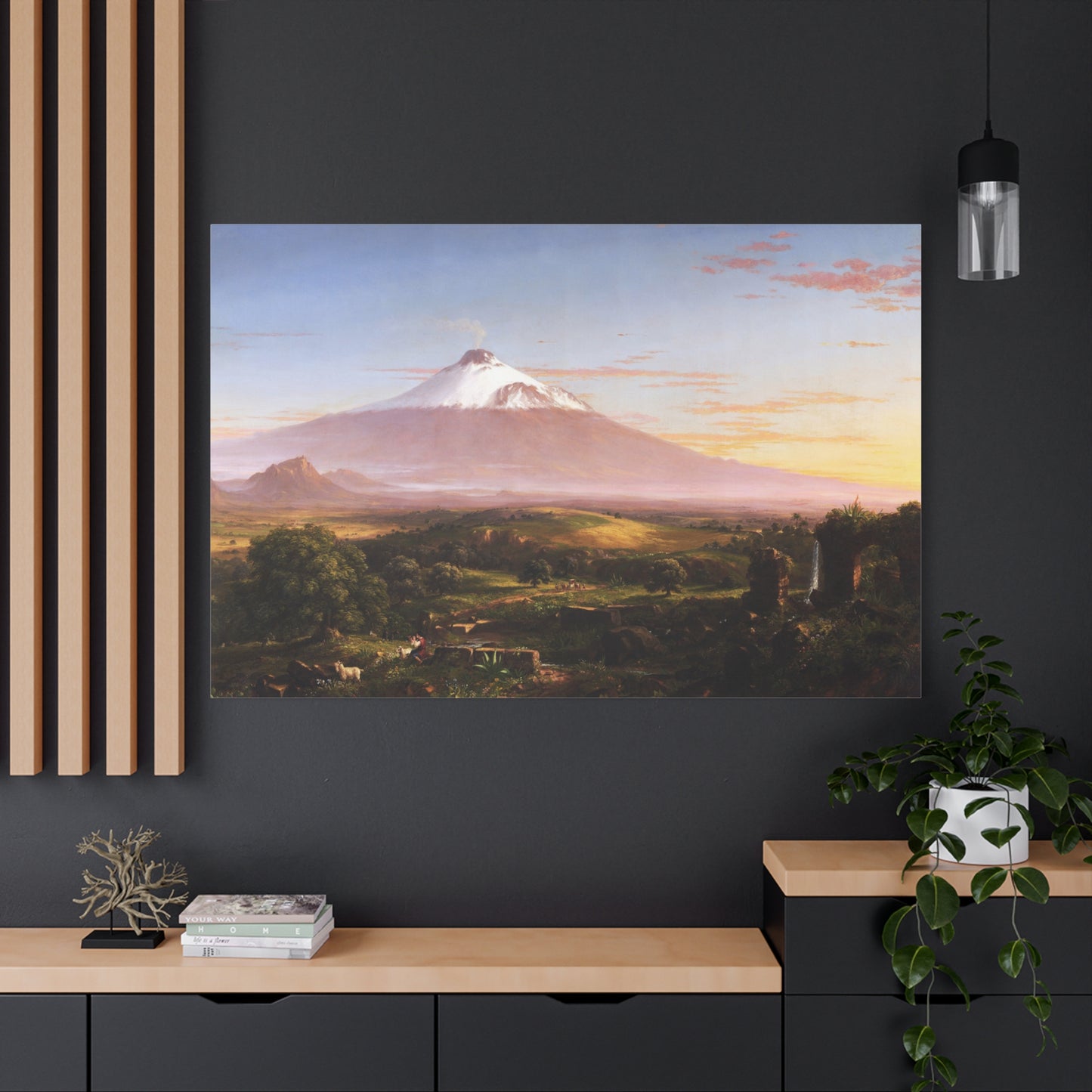 View of Mount Etna - Canvas Wrap