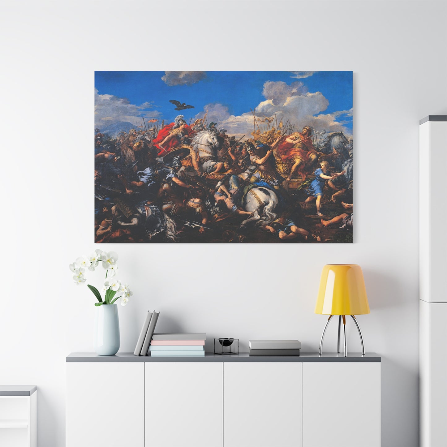 The Battle of Alexander Versus Darius - Canvas Wrap