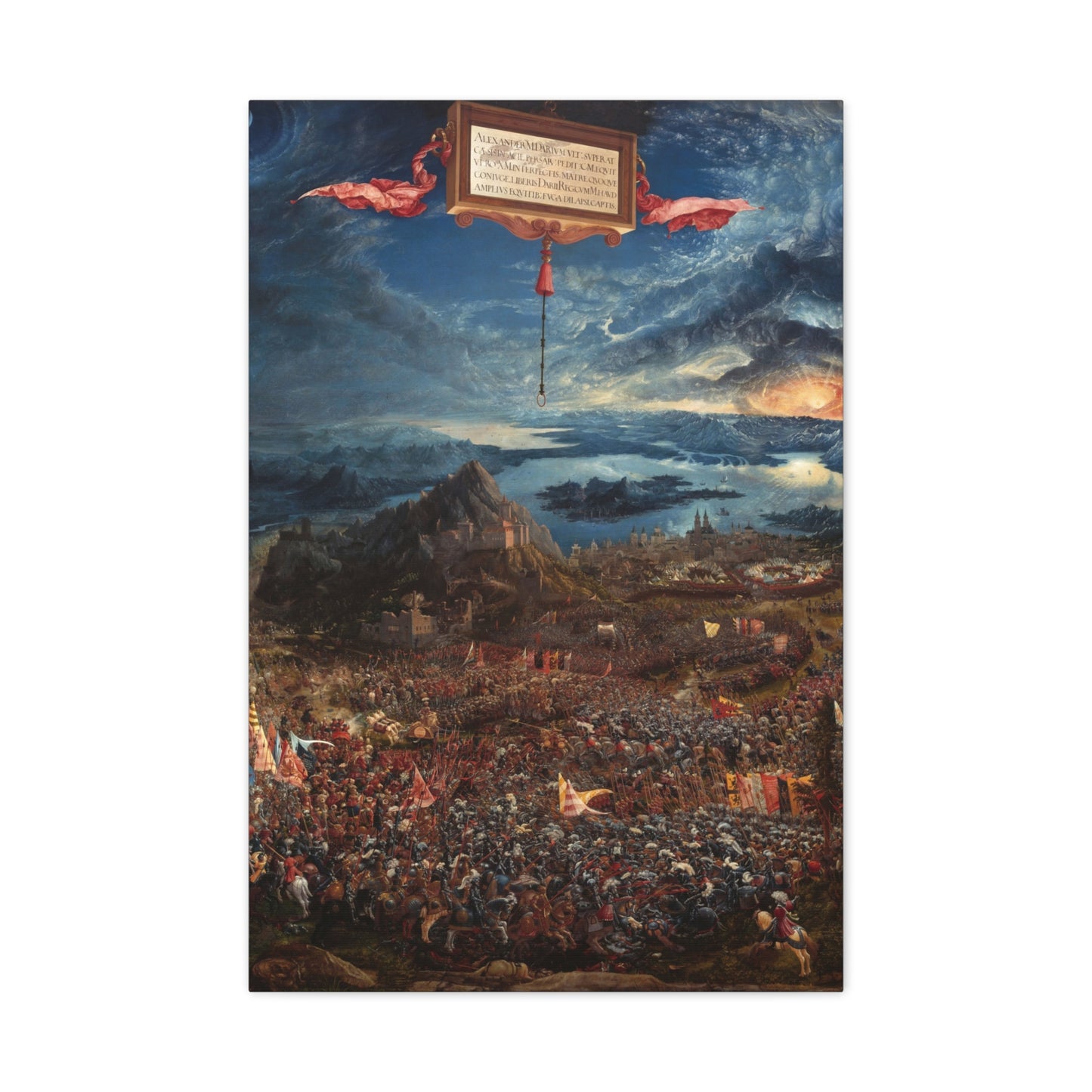 The Battle of Alexander at Issus - Canvas Wrap