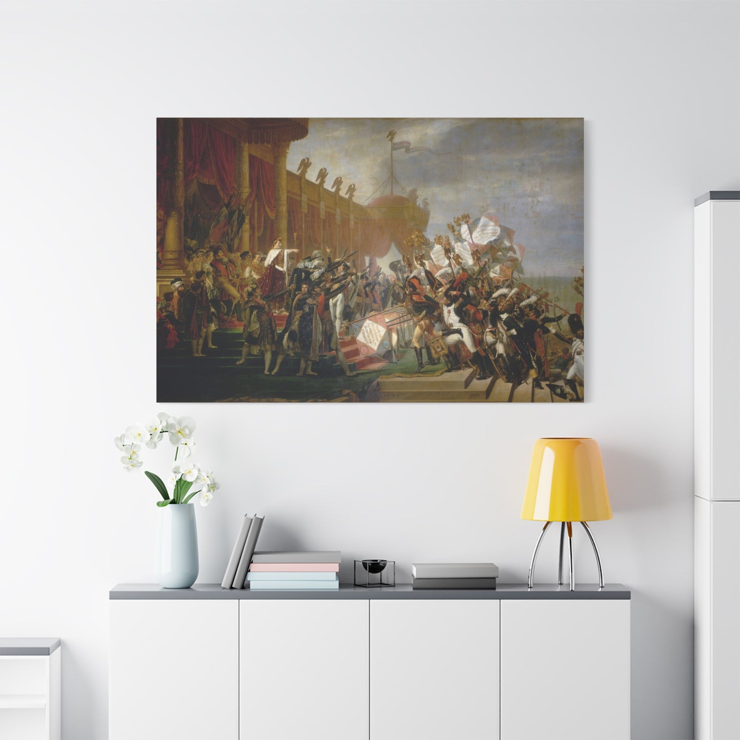 The Distribution of the Eagle Standards - Canvas Wrap