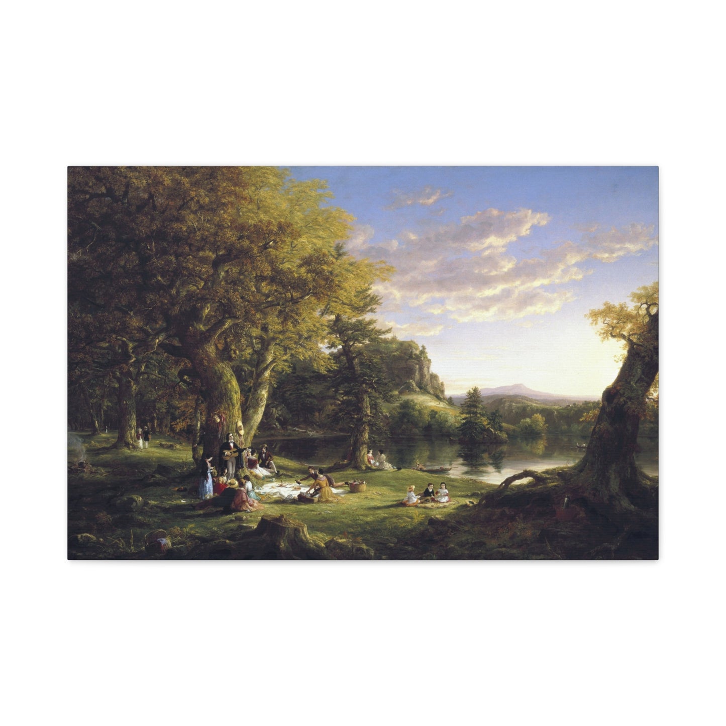The Picnic - Canvas Wrap