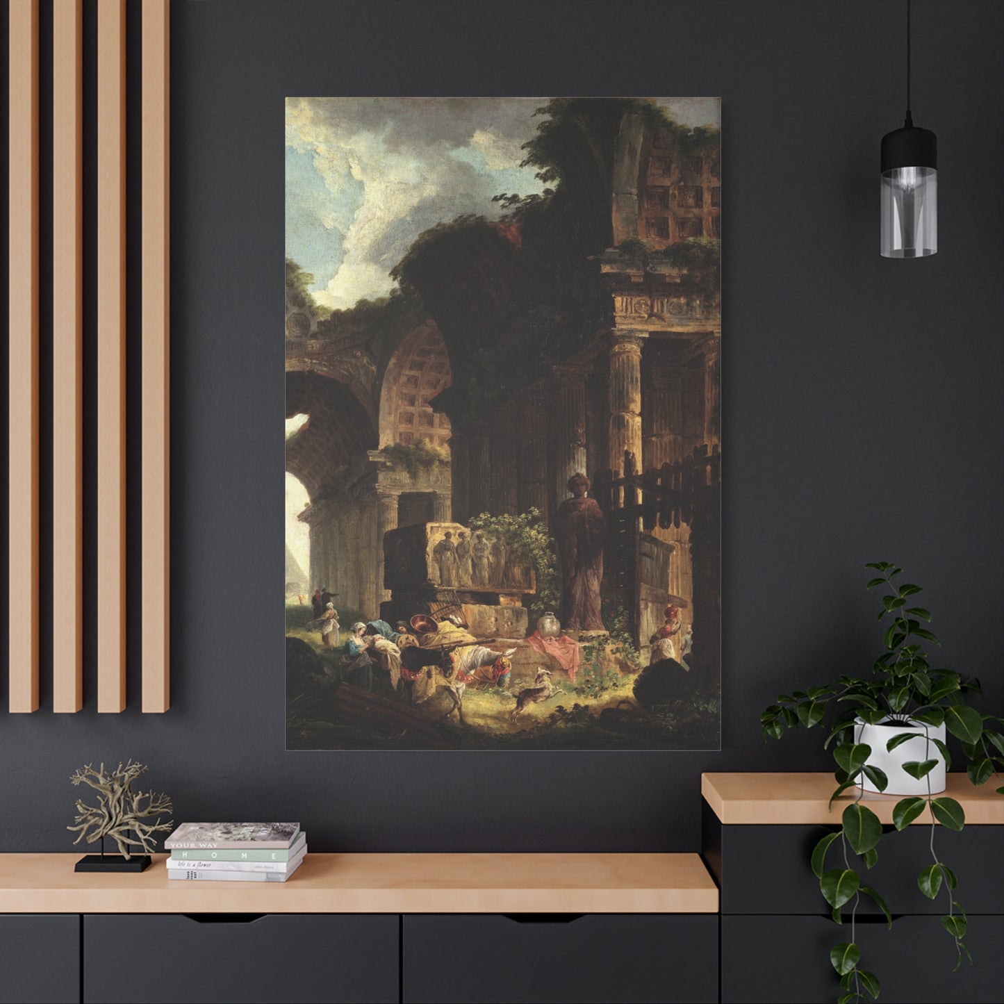 Temple in Ruins - Canvas Wrap