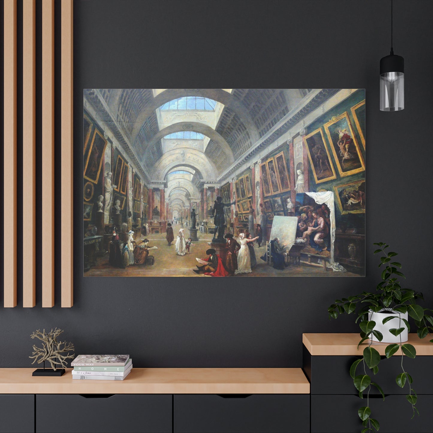 Development project for the Grande Galerie of the Louvre - Canvas Wrap