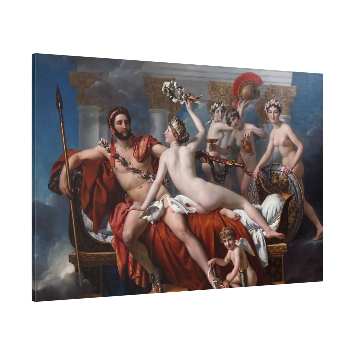 Mars Disarmed by Venus - Canvas Wrap