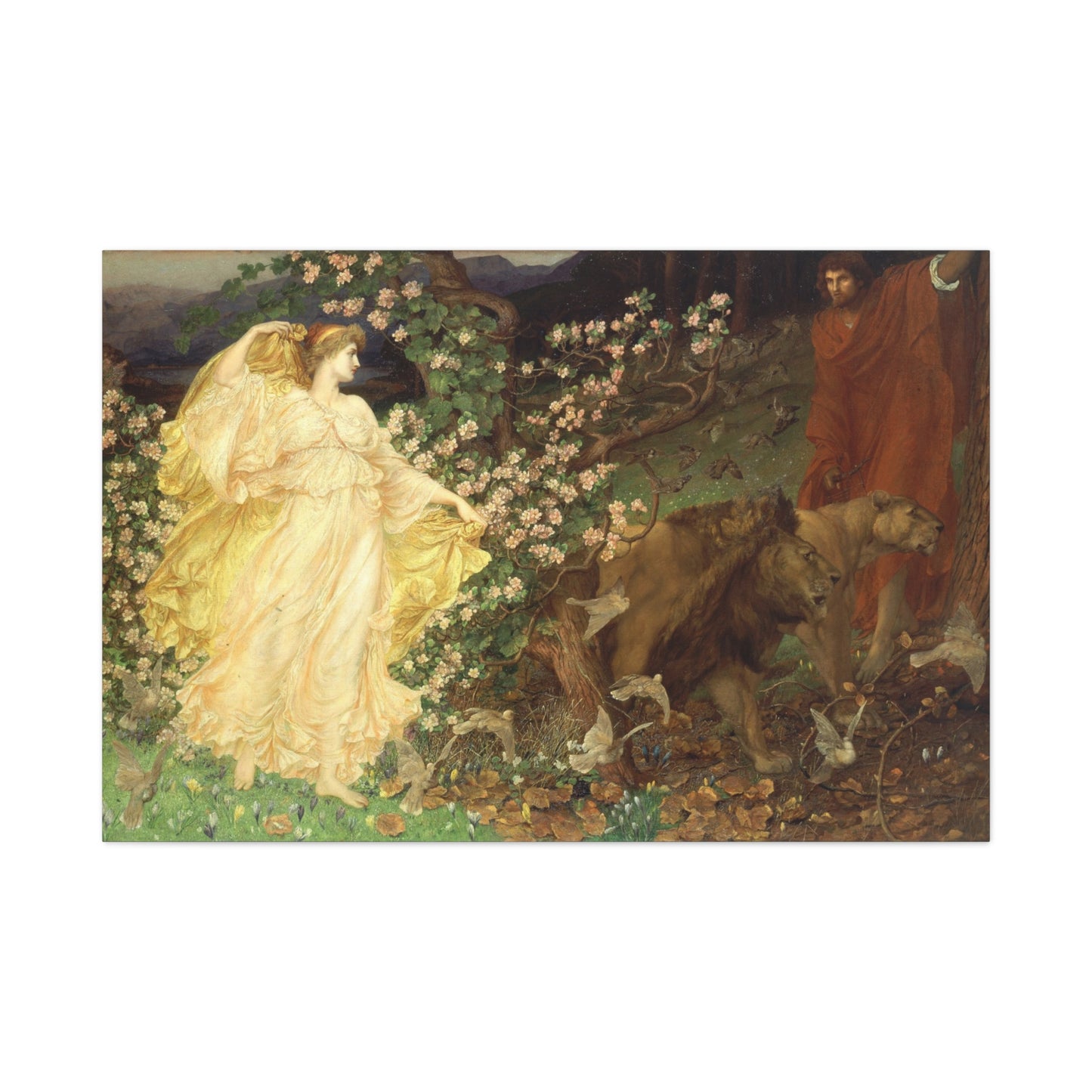 Venus and Anchises - Canvas Wrap