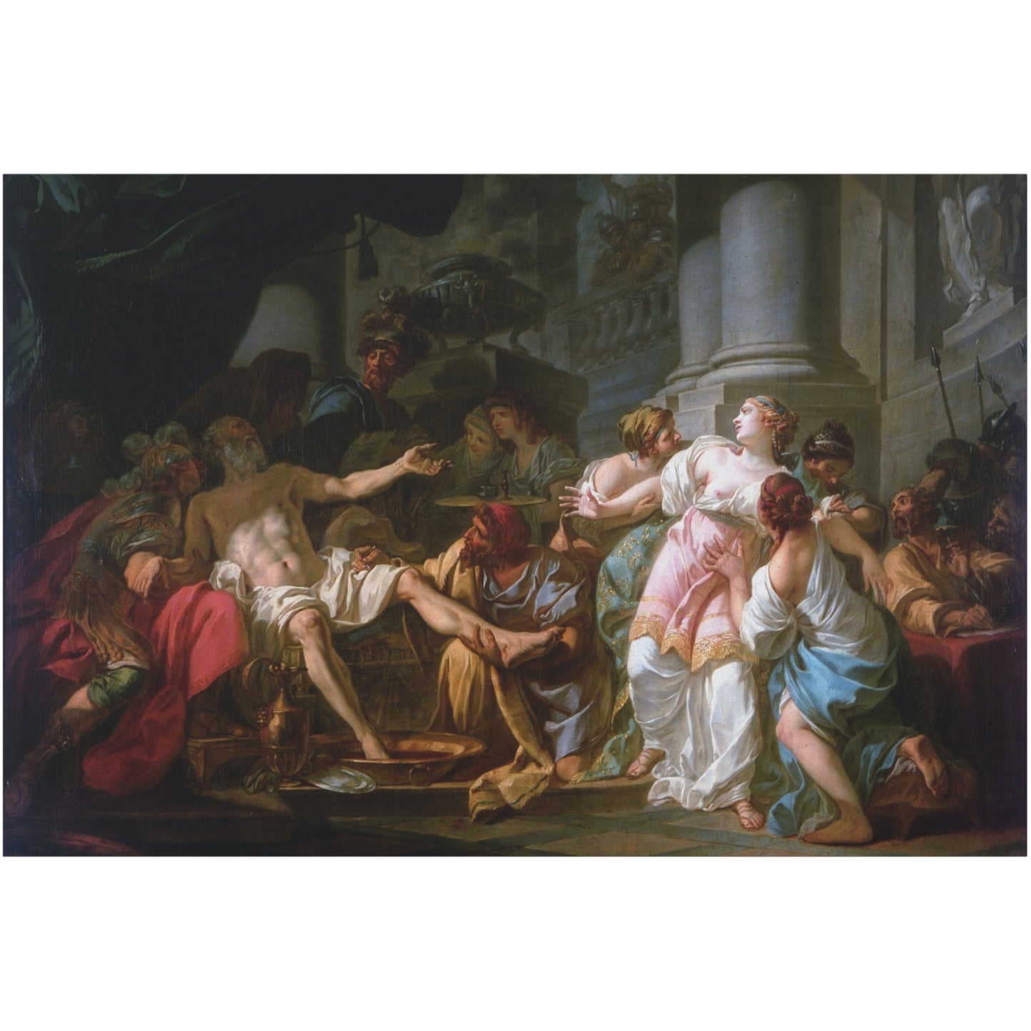 The Death of Seneca - Canvas Wrap