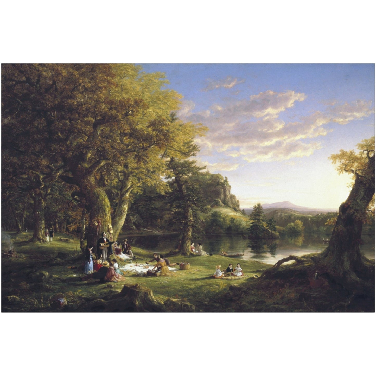 The Picnic - Canvas Wrap