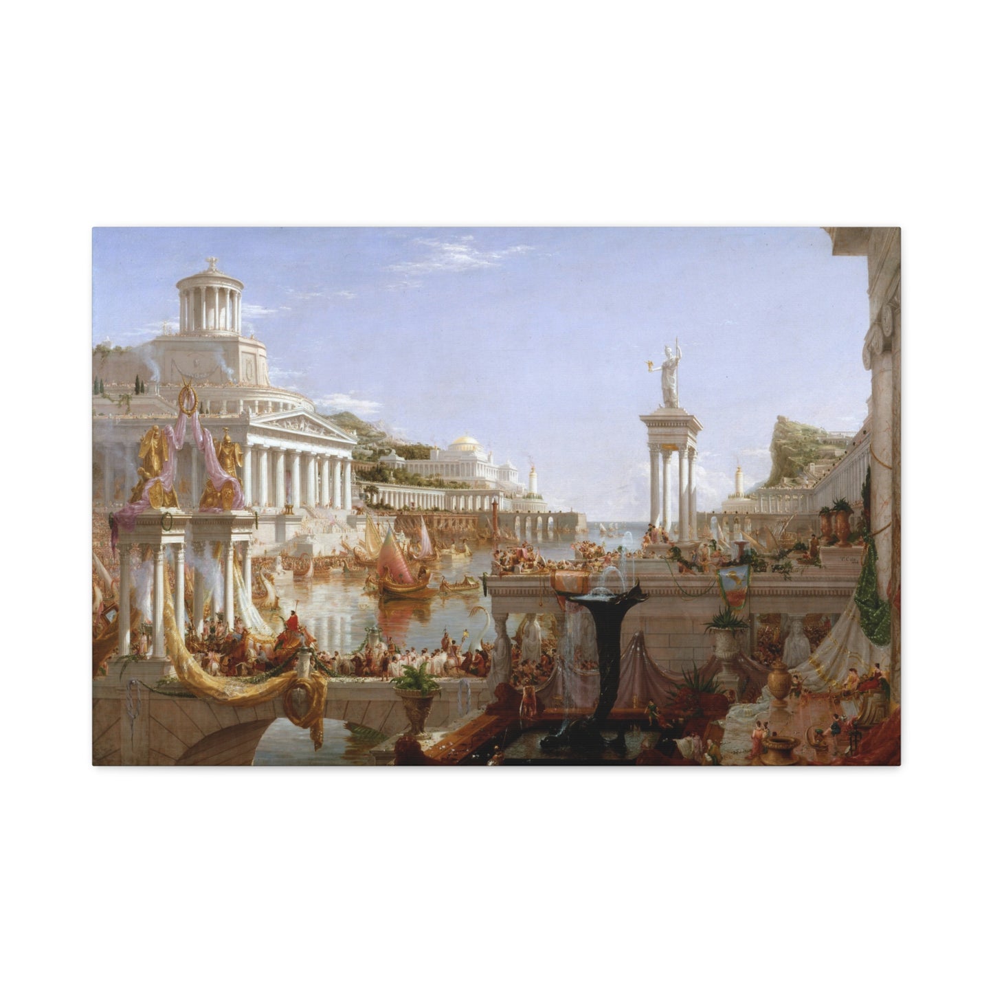 The Course of the Empire, The Consummation - Canvas Wrap