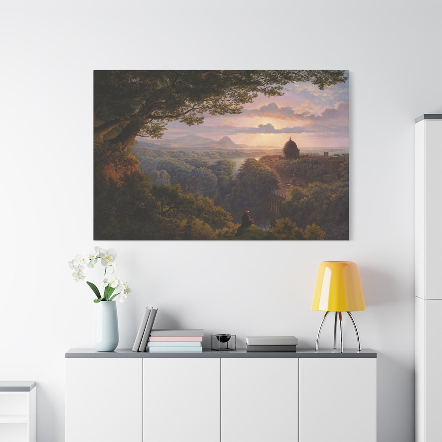 Landscape with Pilgrim - Canvas Wrap