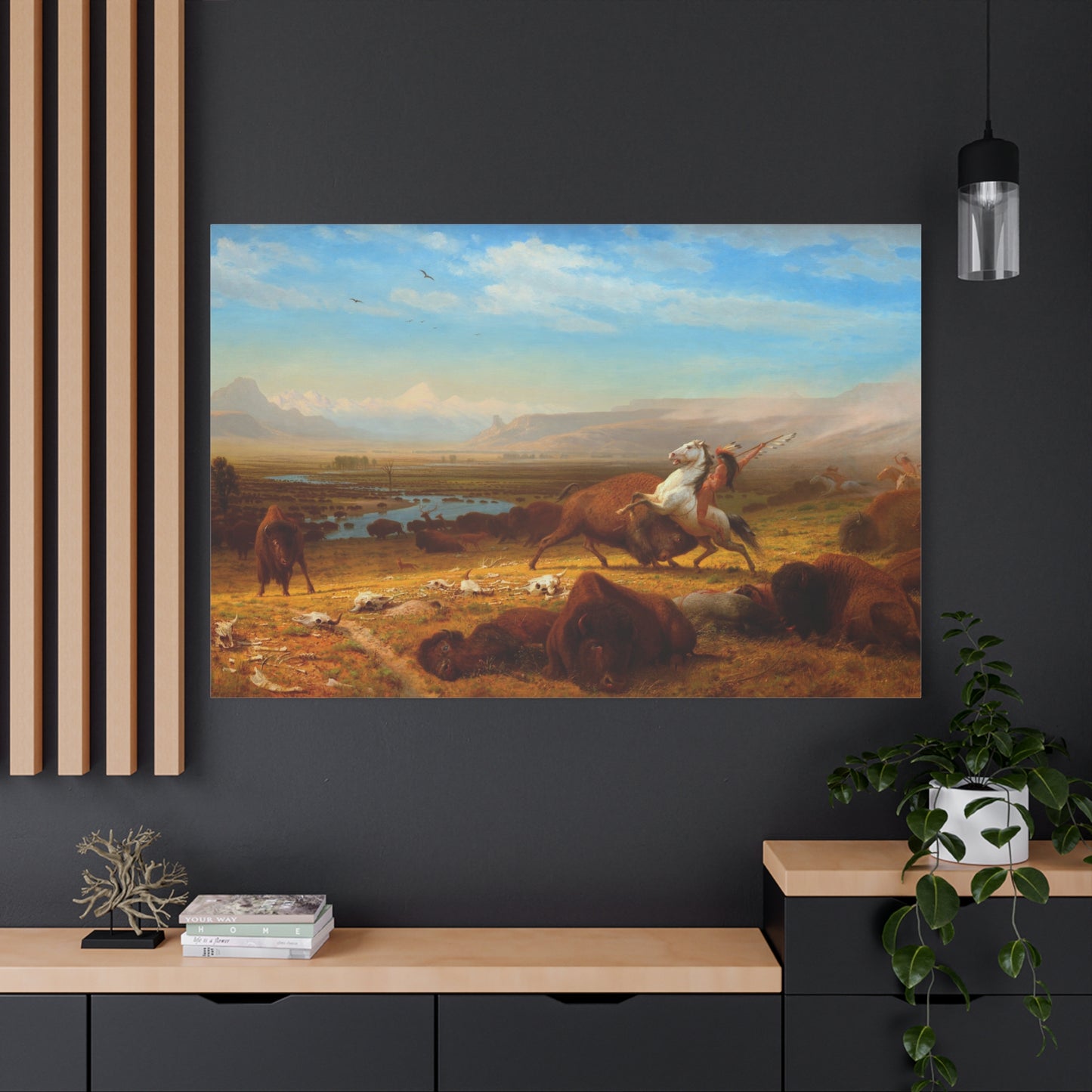 The Last of the Buffalo - Canvas Wrap