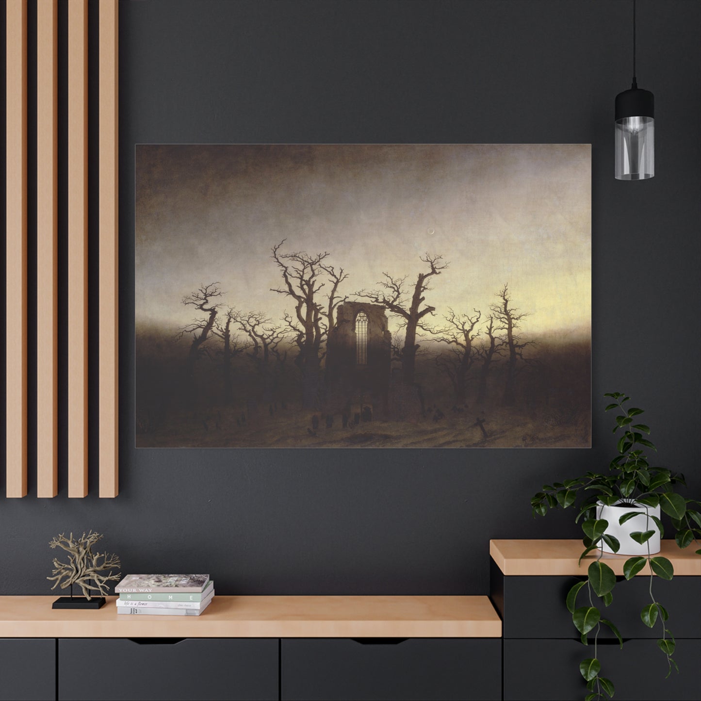 The Abbey in the Oakwood - Canvas Wrap