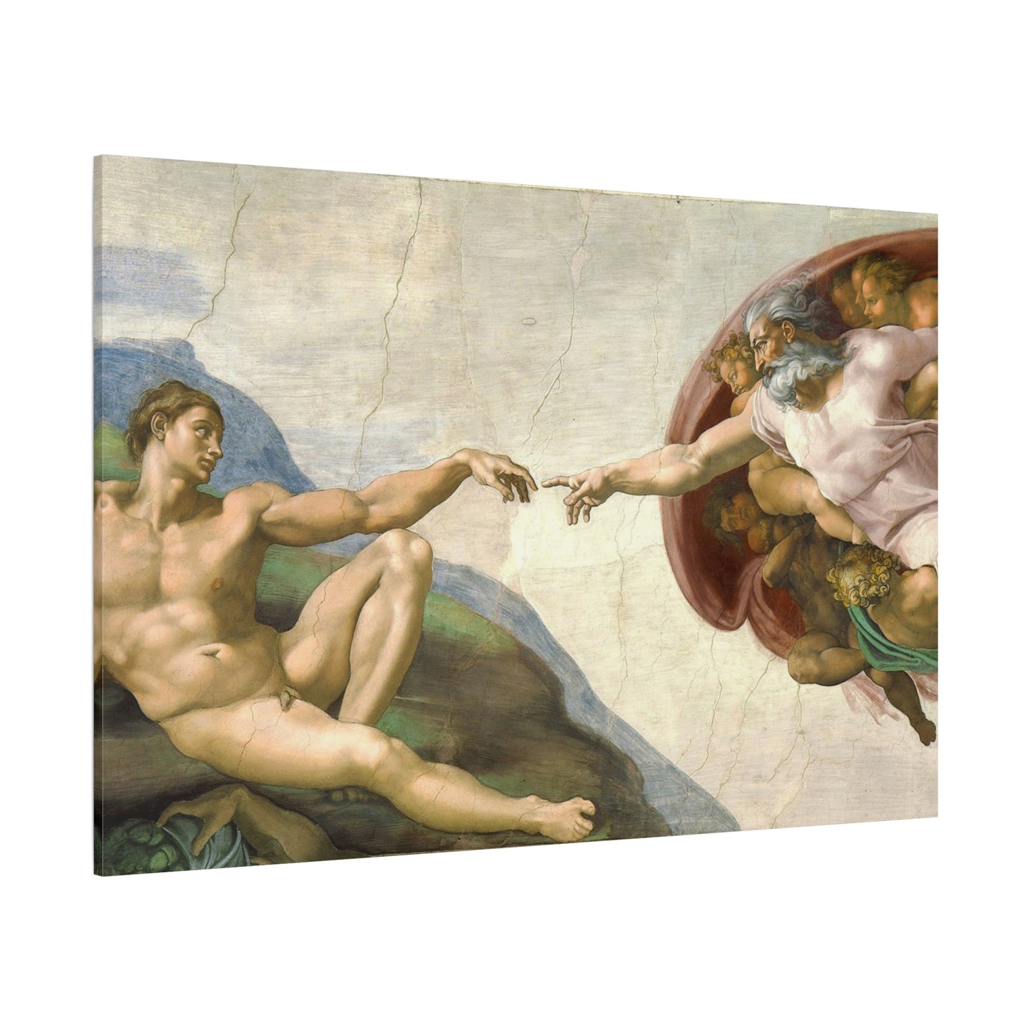 The Creation of Adam - Canvas Wrap