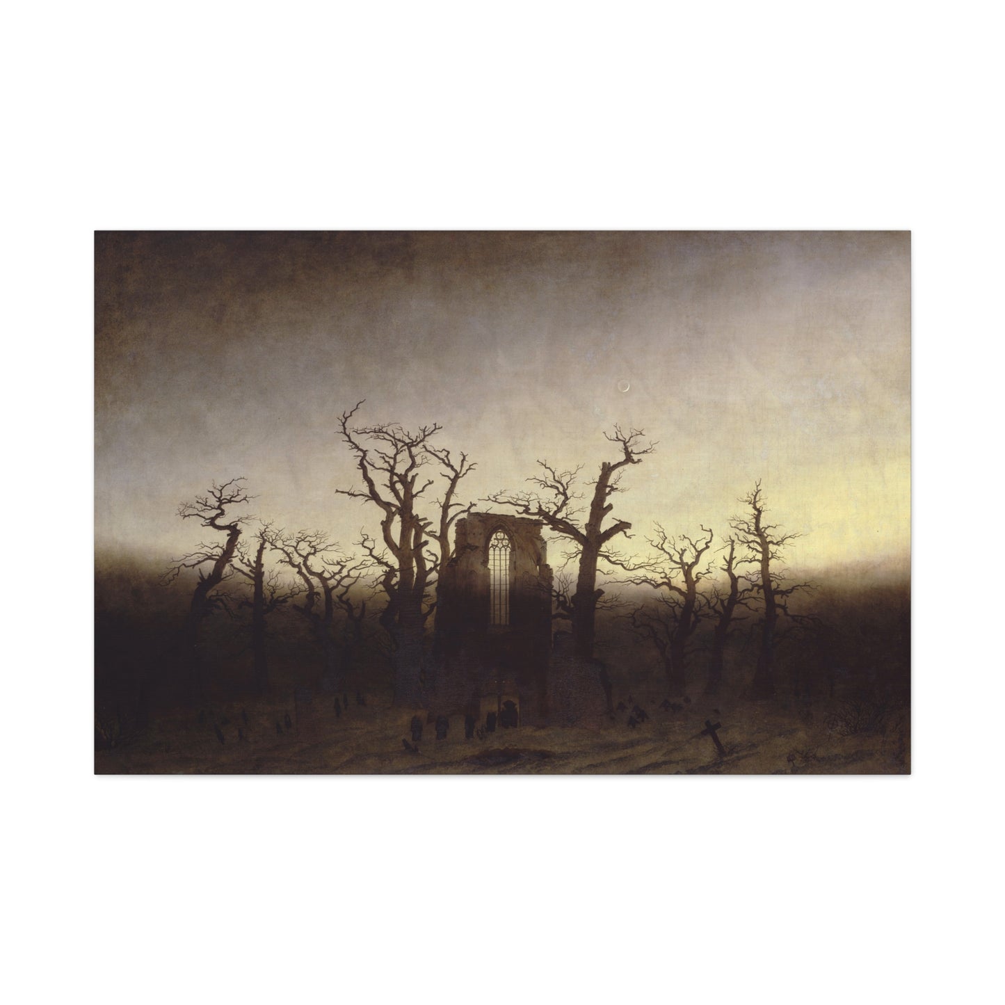 The Abbey in the Oakwood - Canvas Wrap