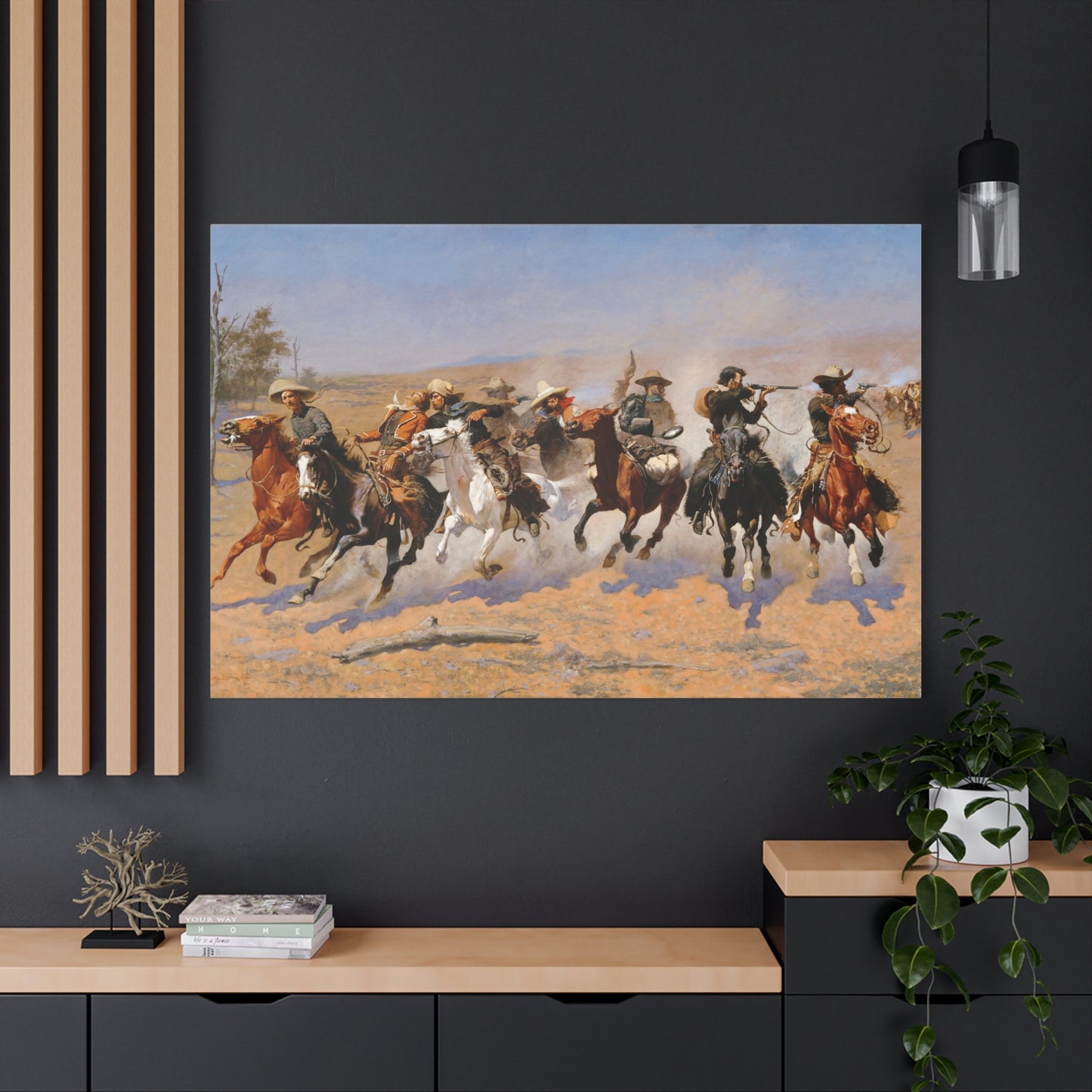 A Dash for the Timber - Canvas Wrap