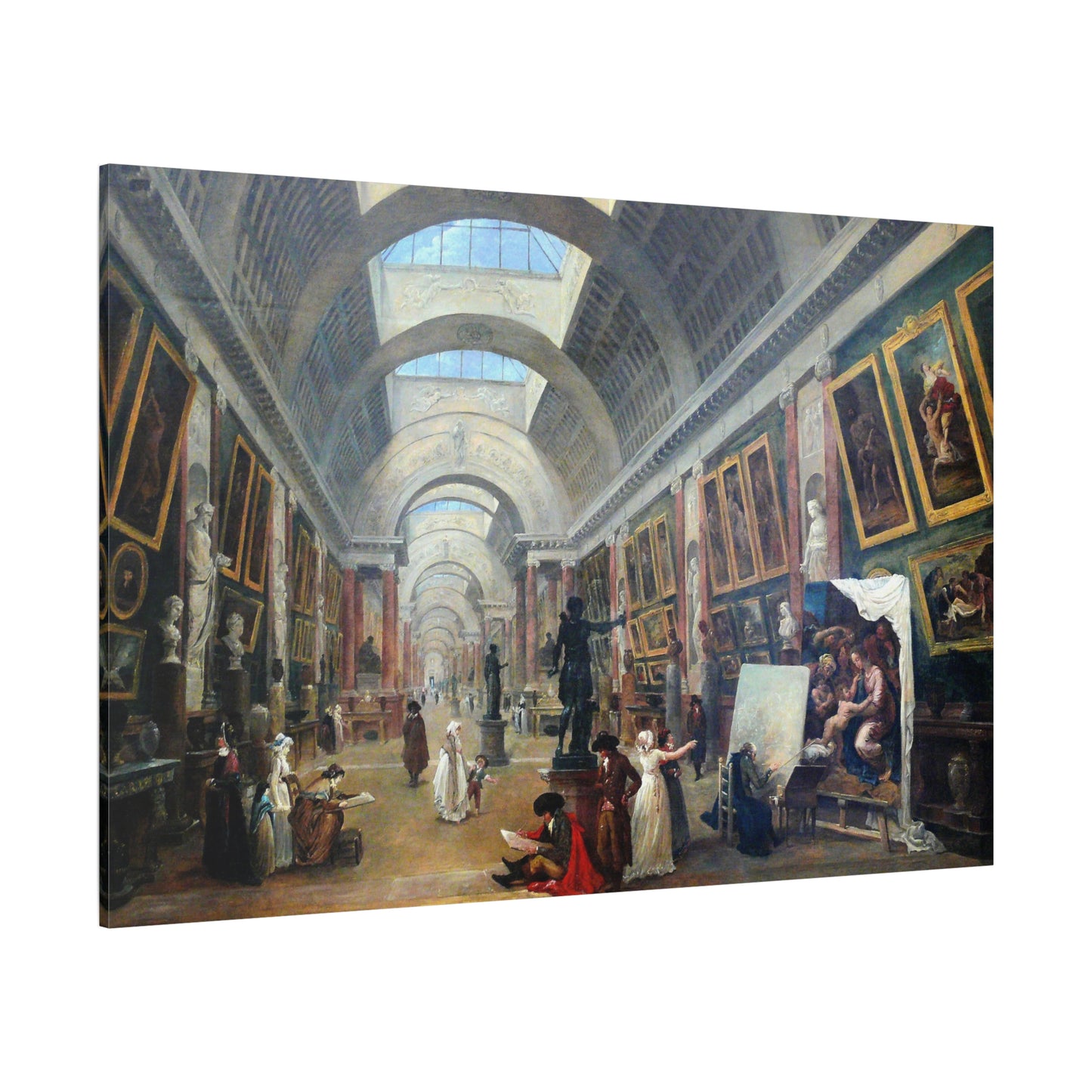 Development project for the Grande Galerie of the Louvre - Canvas Wrap