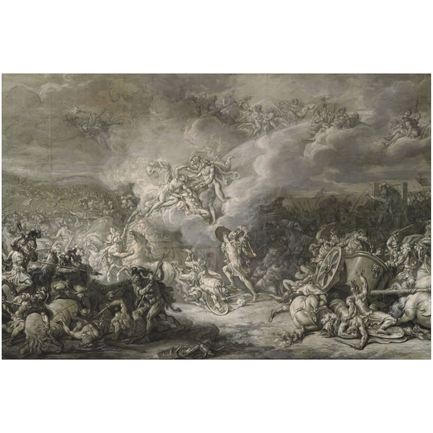 The Combat of Diomedes - Canvas Wrap