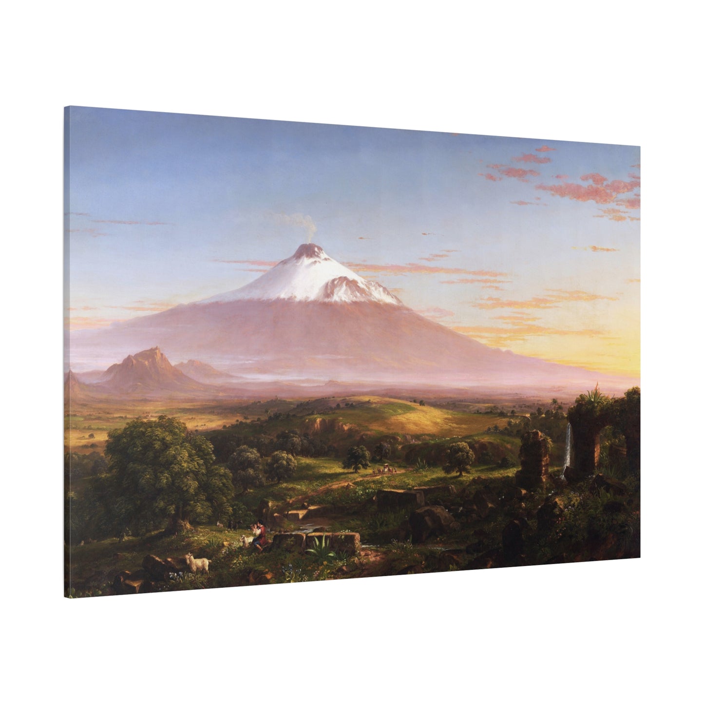 View of Mount Etna - Canvas Wrap