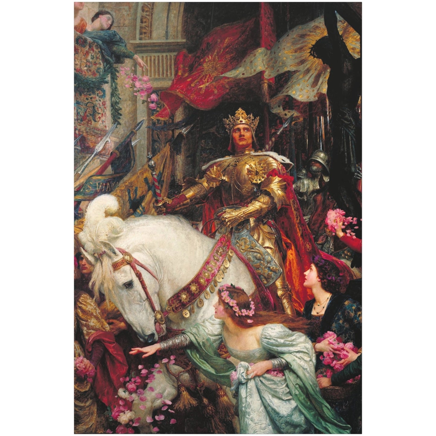 The Two Crowns - Canvas Wrap