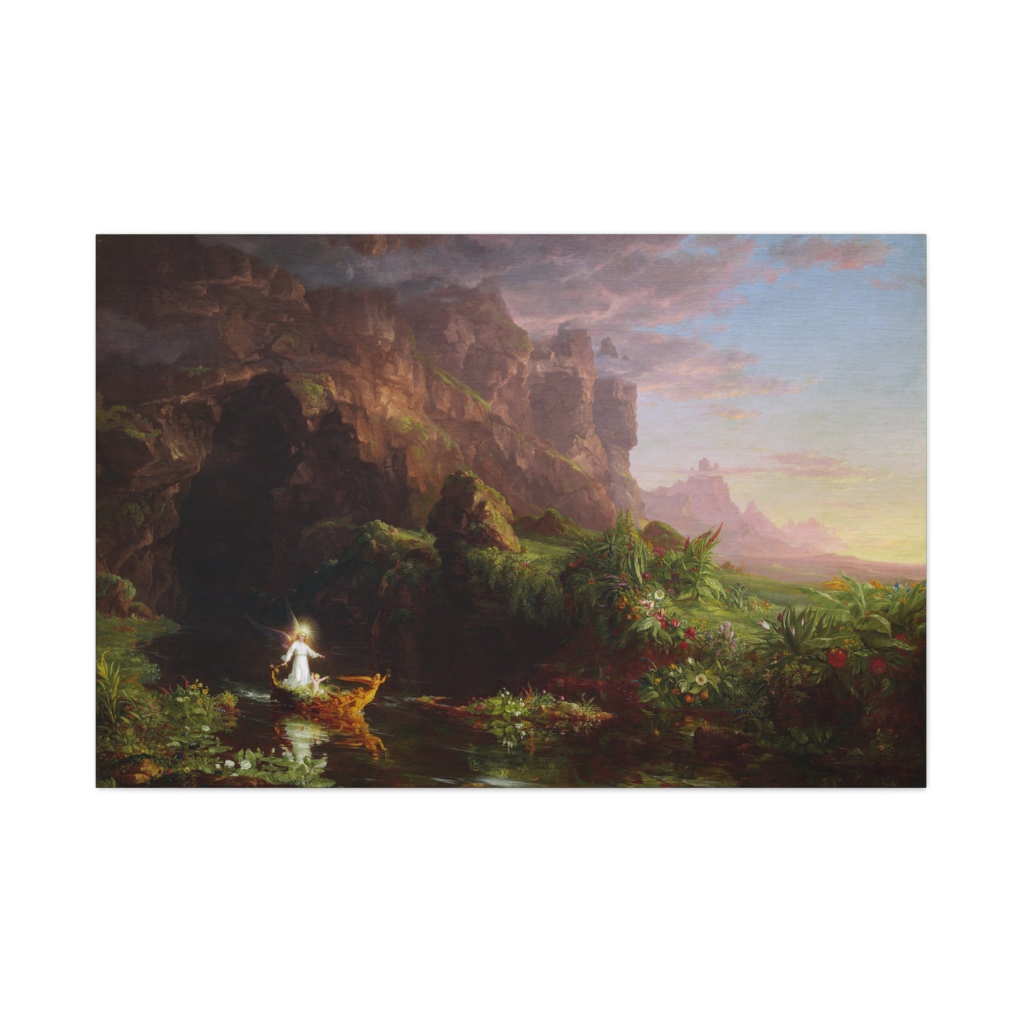 The Voyage of Life, Childhood - Canvas Wrap