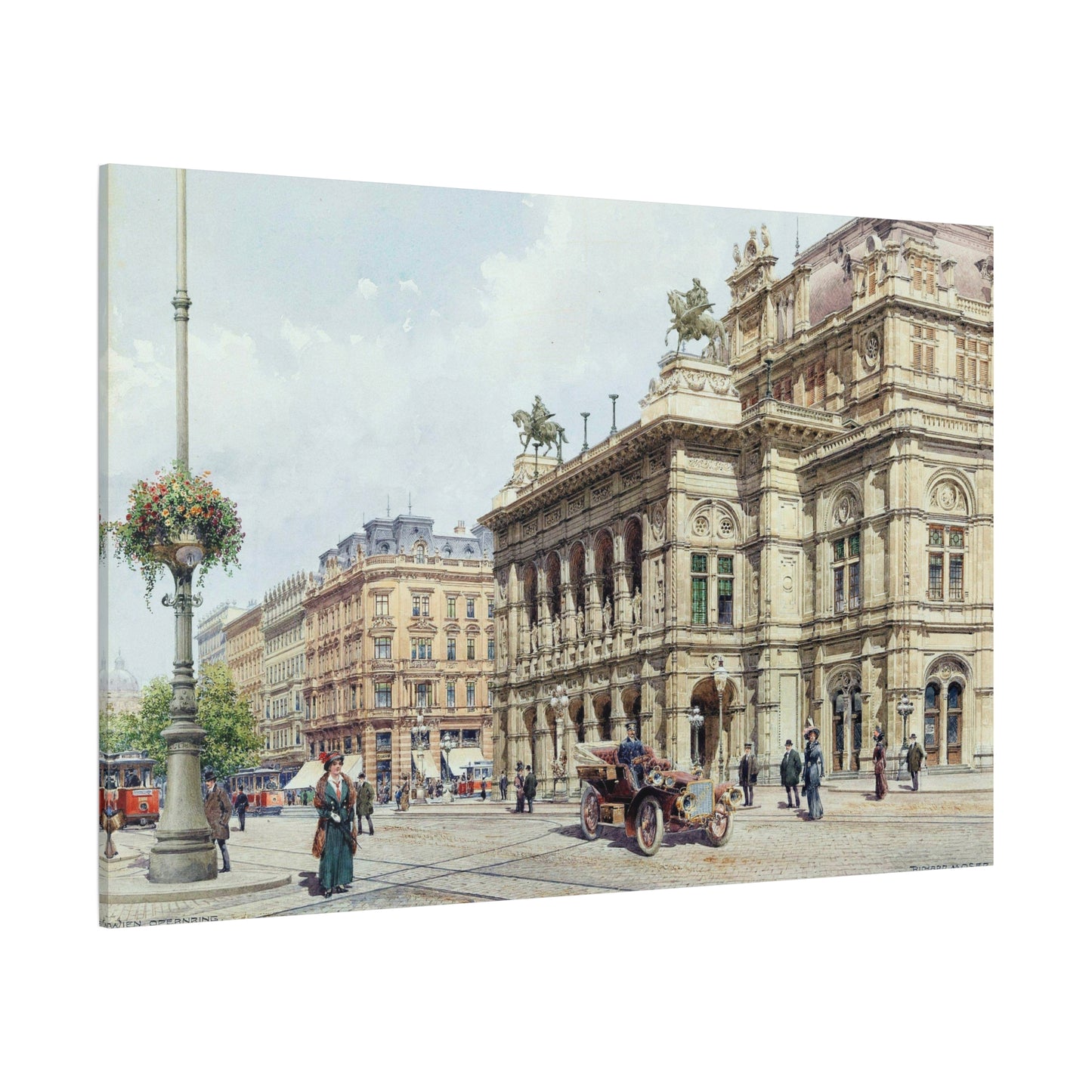 Vienna, Opernring - Canvas Wrap
