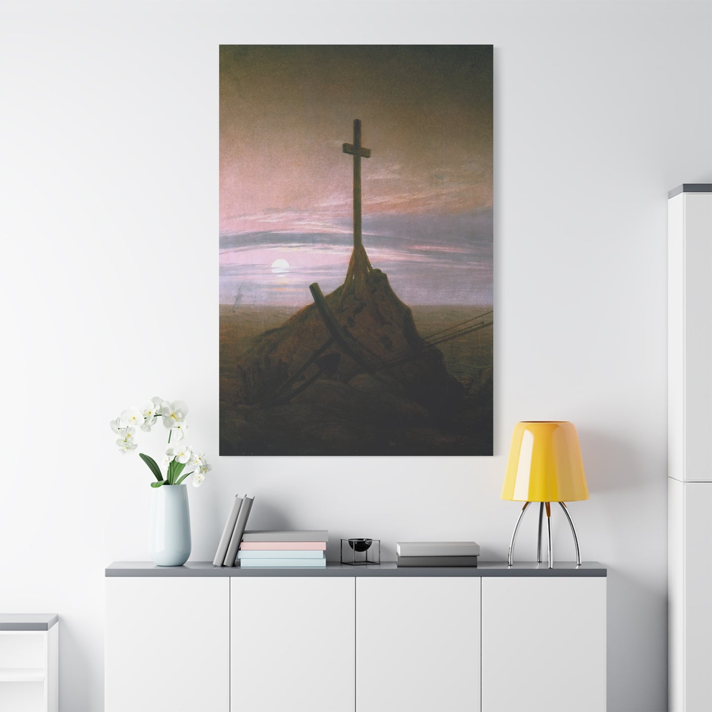 The Cross Beside The Baltic - Canvas Wrap