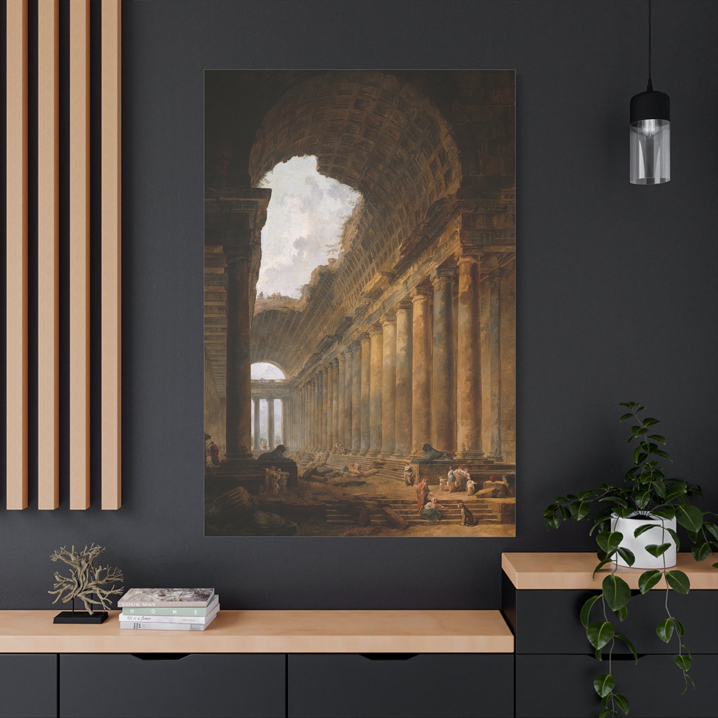 The Old Temple - Canvas Wrap