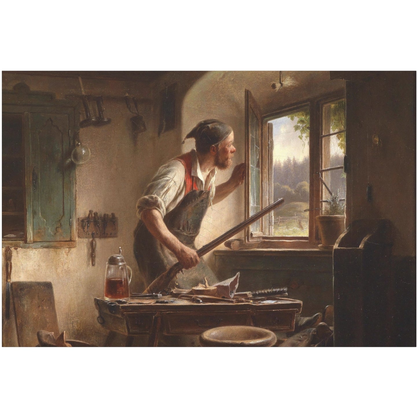The Vigilant Cobbler - Canvas Wrap