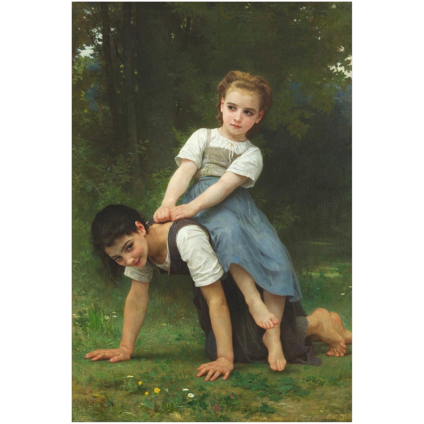 The Horseback Ride - Canvas Wrap