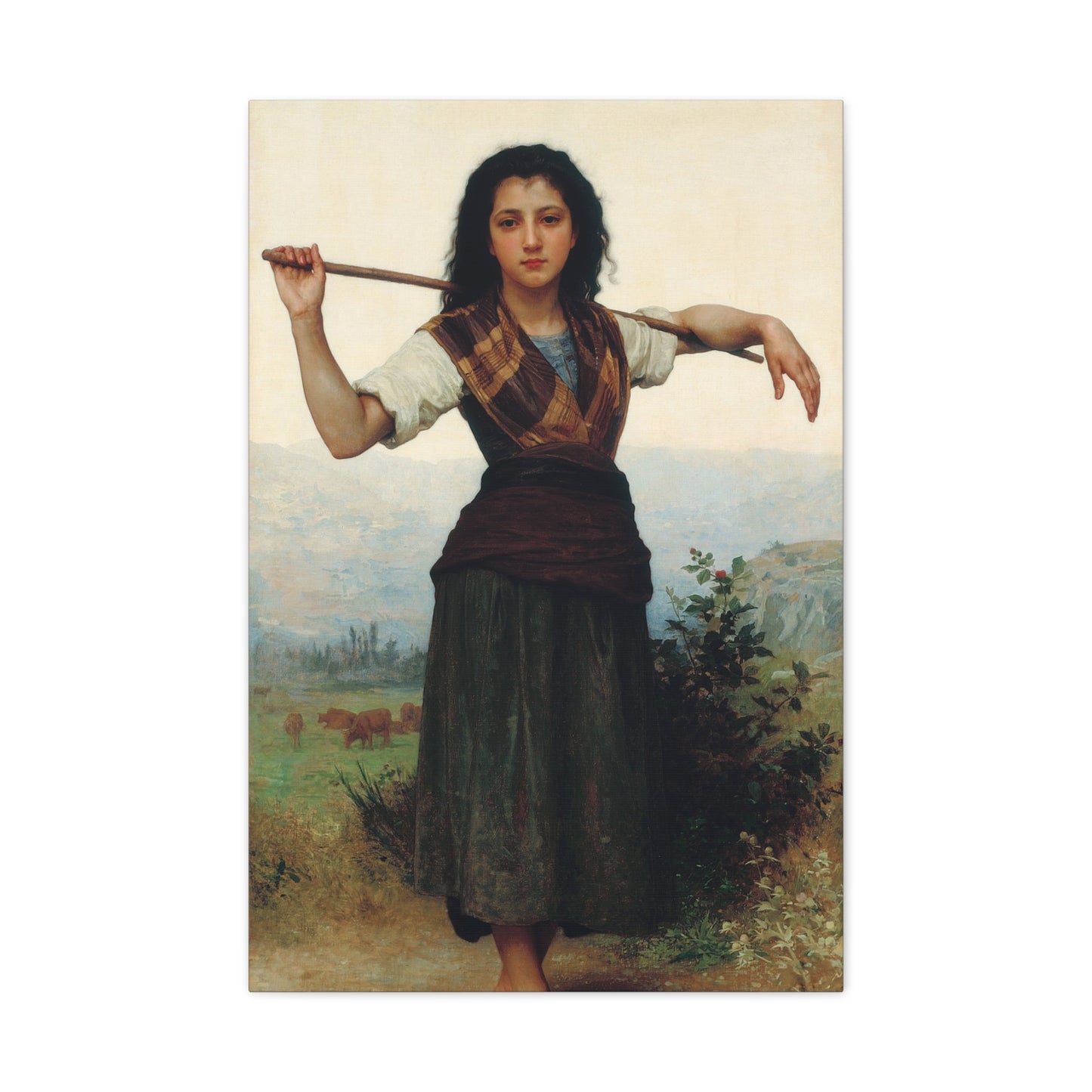 The Little Shepherdess - Canvas Wrap