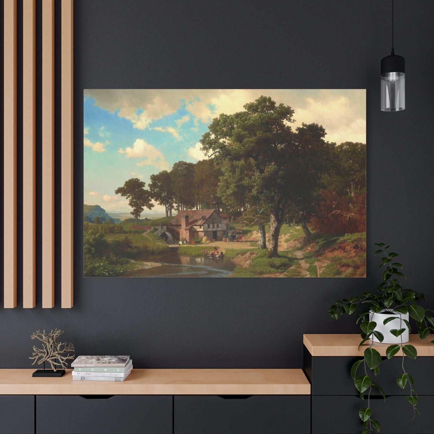 A Rustic Mill - Canvas Wrap