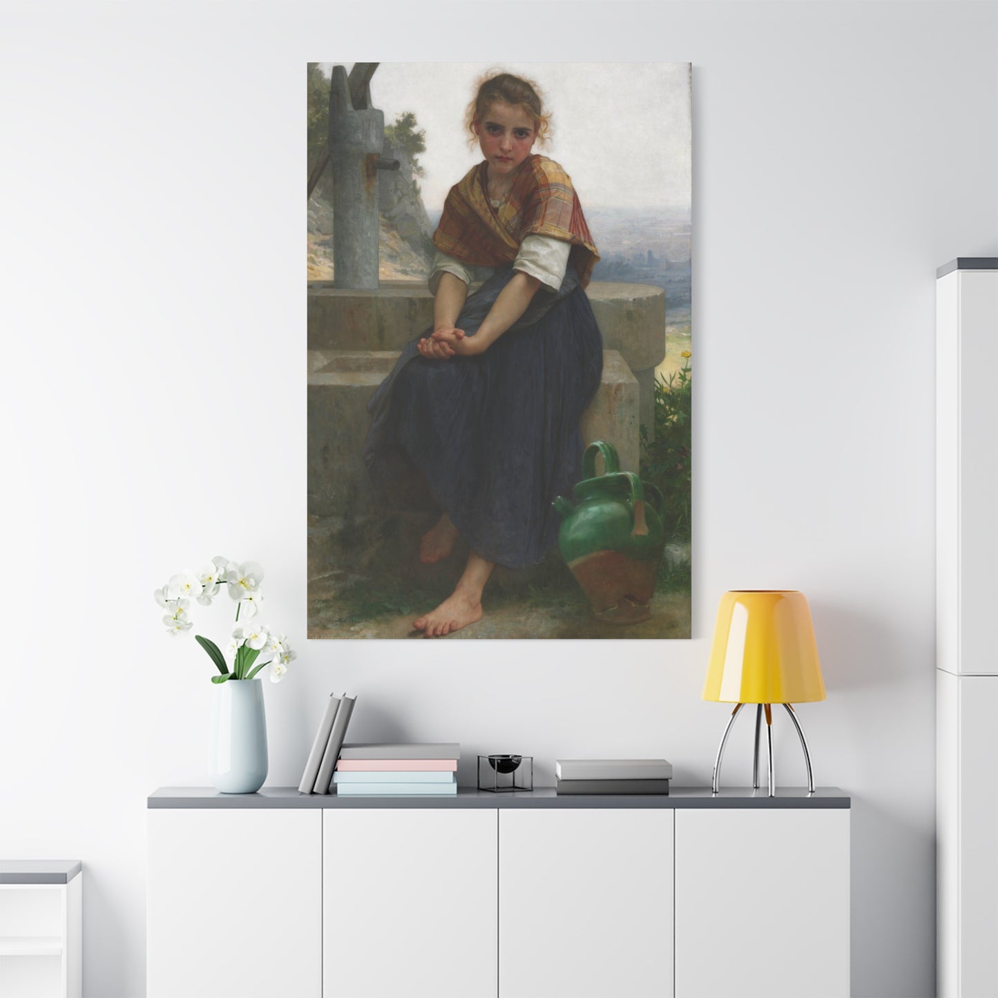 The Broken Pitcher - Canvas Wrap