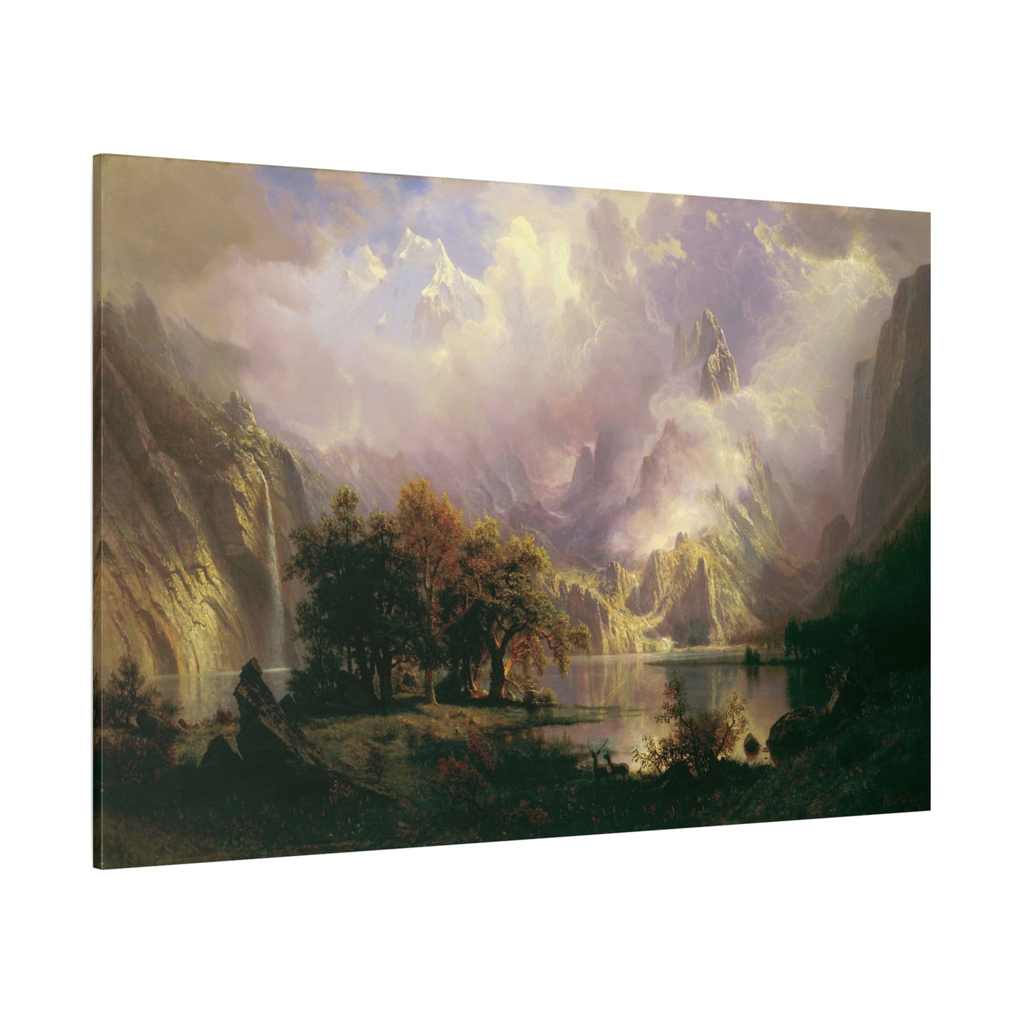 Rocky Mountain Landscape - Canvas Wrap