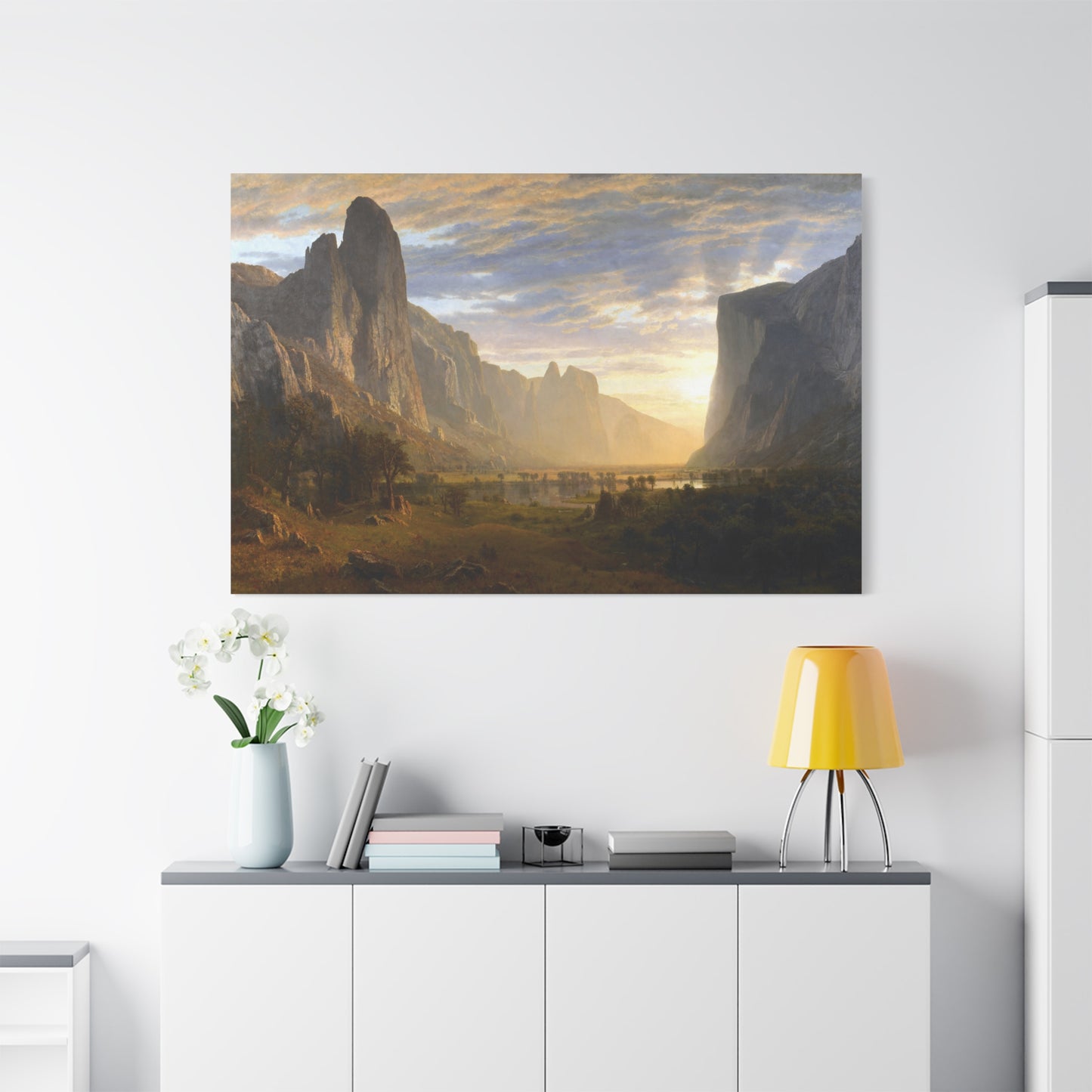 Looking Down Yosemite Valley - Canvas Wrap