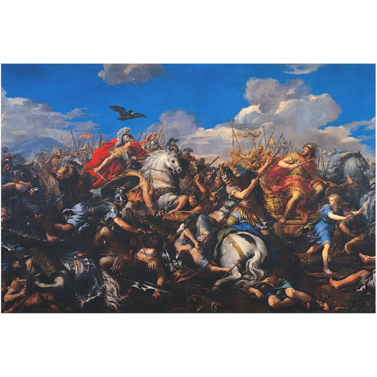 The Battle of Alexander Versus Darius - Canvas Wrap