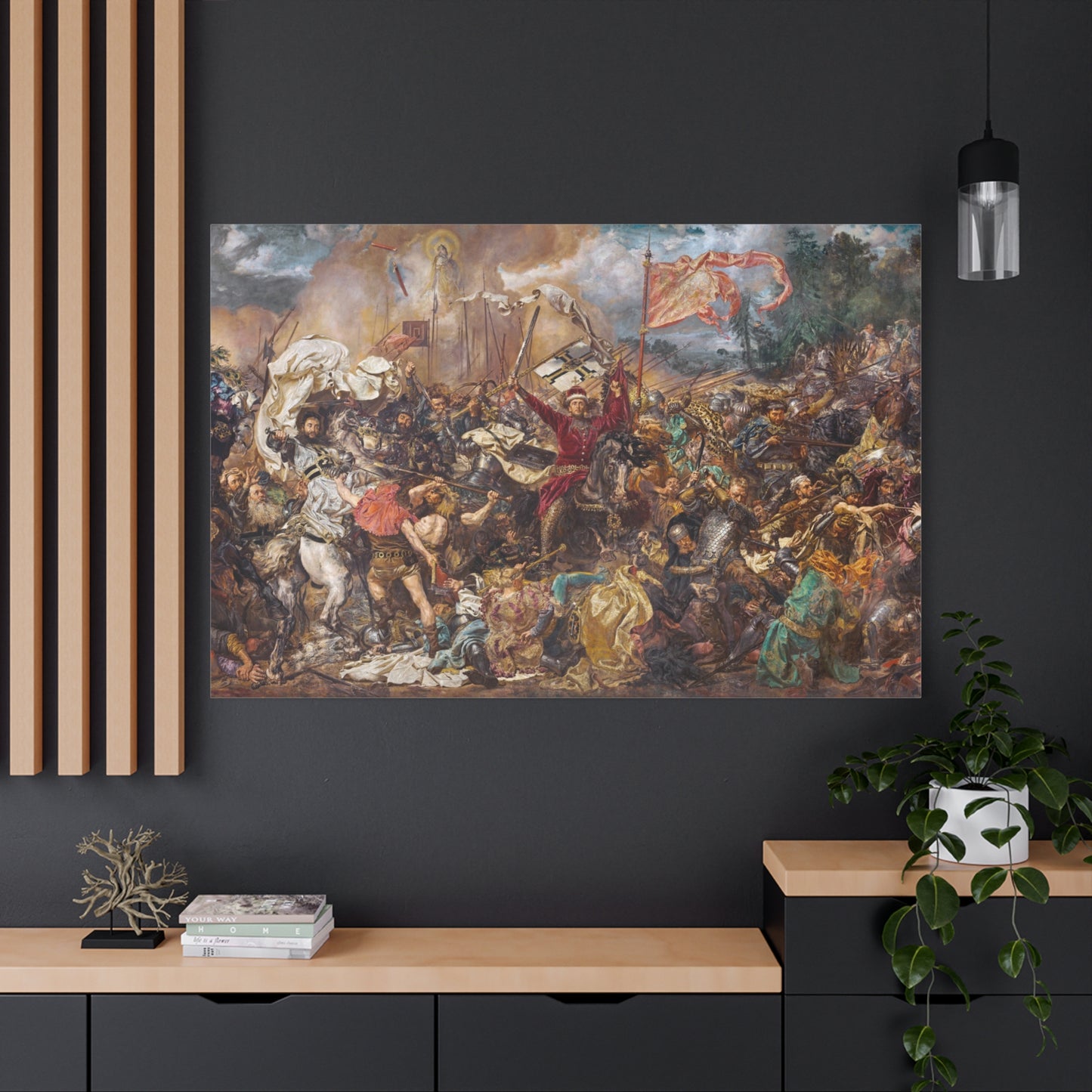 The Battle of Grunwald - Canvas Wrap