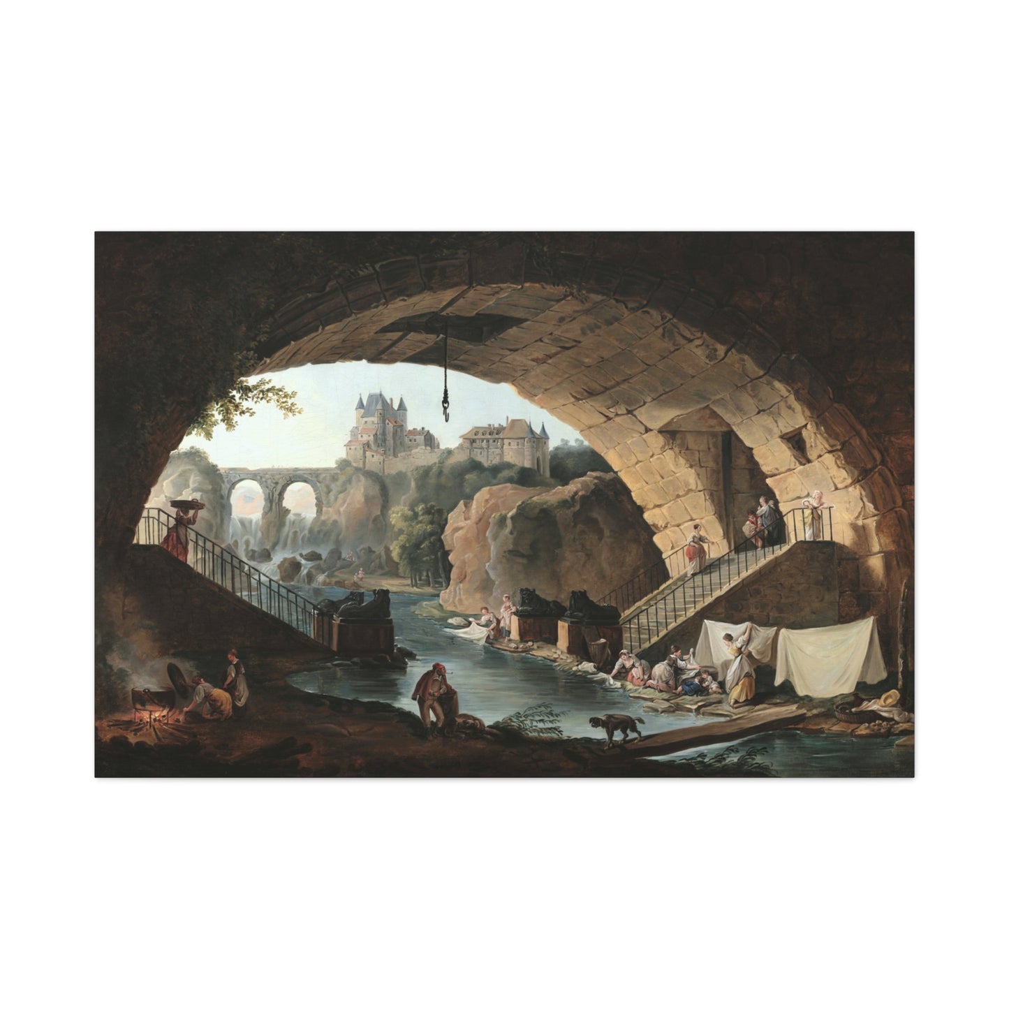 View of the Bridge of Sphinx - Canvas Wrap