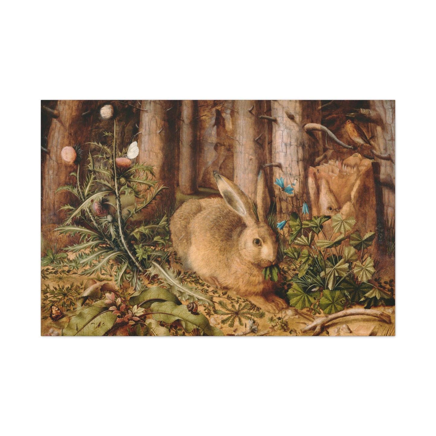 A Hare in the Forest - Canvas Wrap