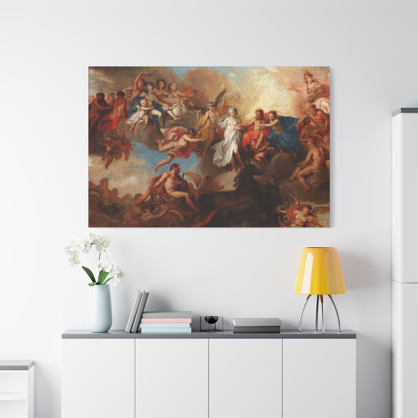 The Marriage of Hercules and Hebe - Canvas Wrap