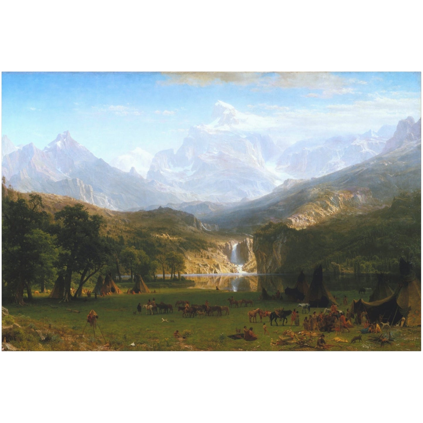 Lander's Peak, The Rocky Mountains - Canvas Wrap