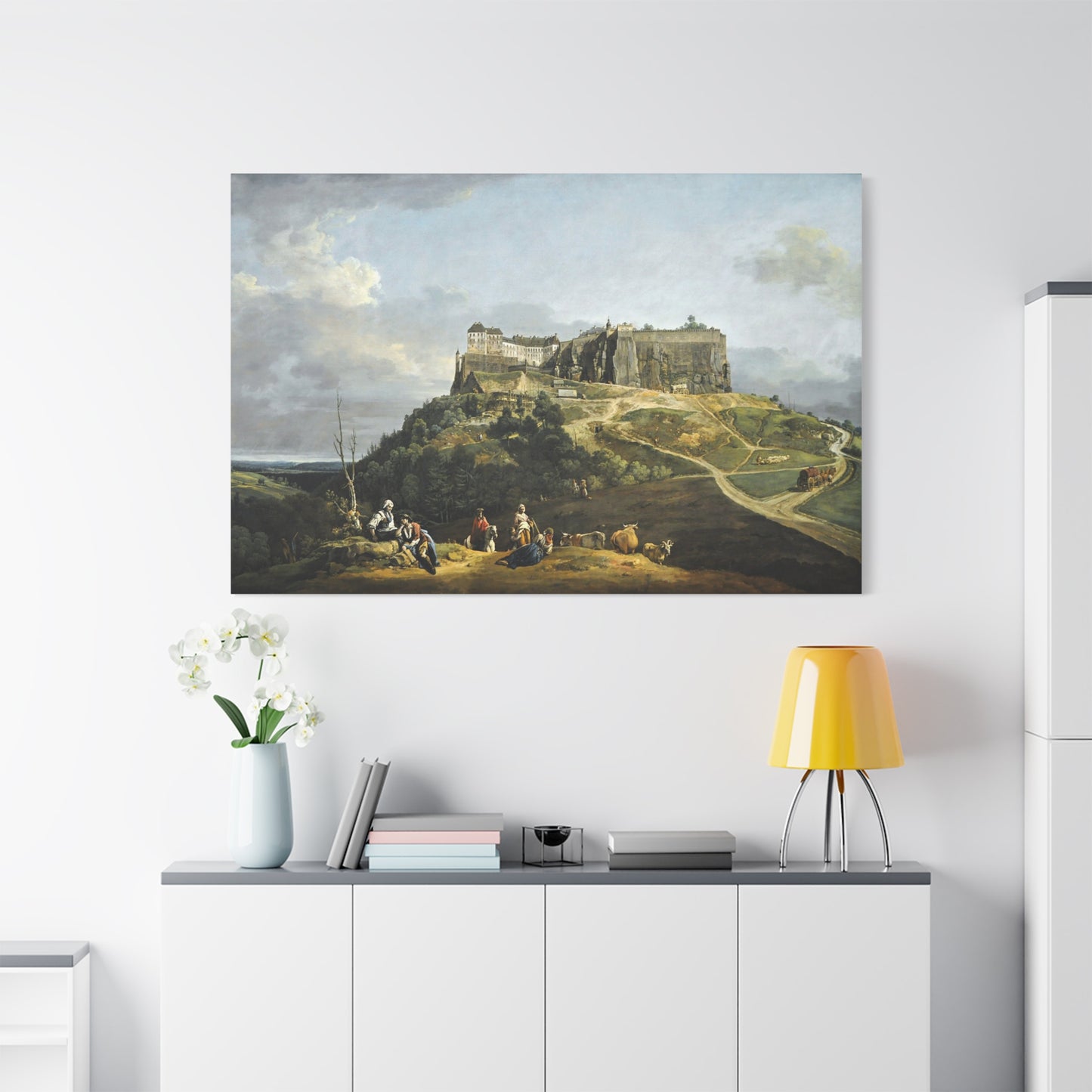 The Fortress of Königstein - Canvas Wrap