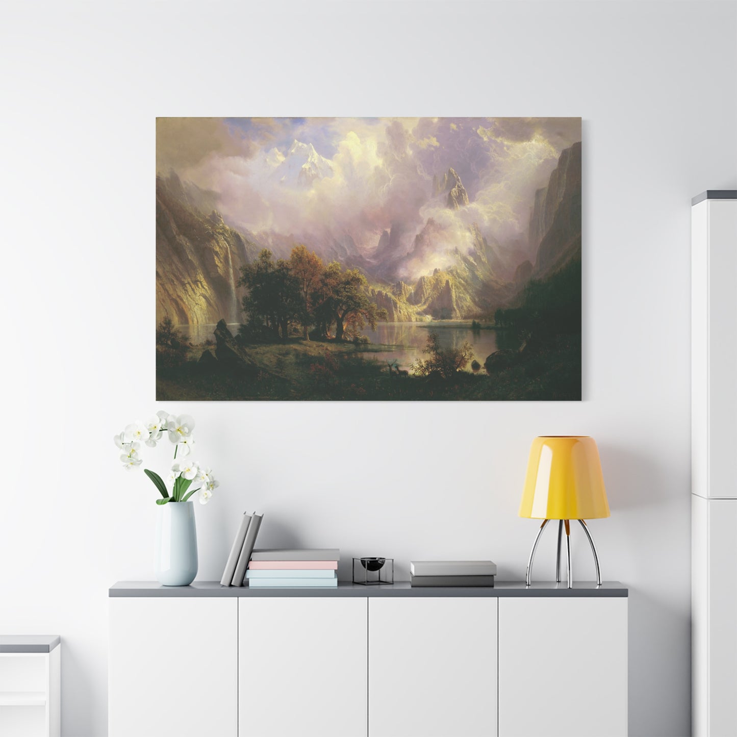 Rocky Mountain Landscape - Canvas Wrap