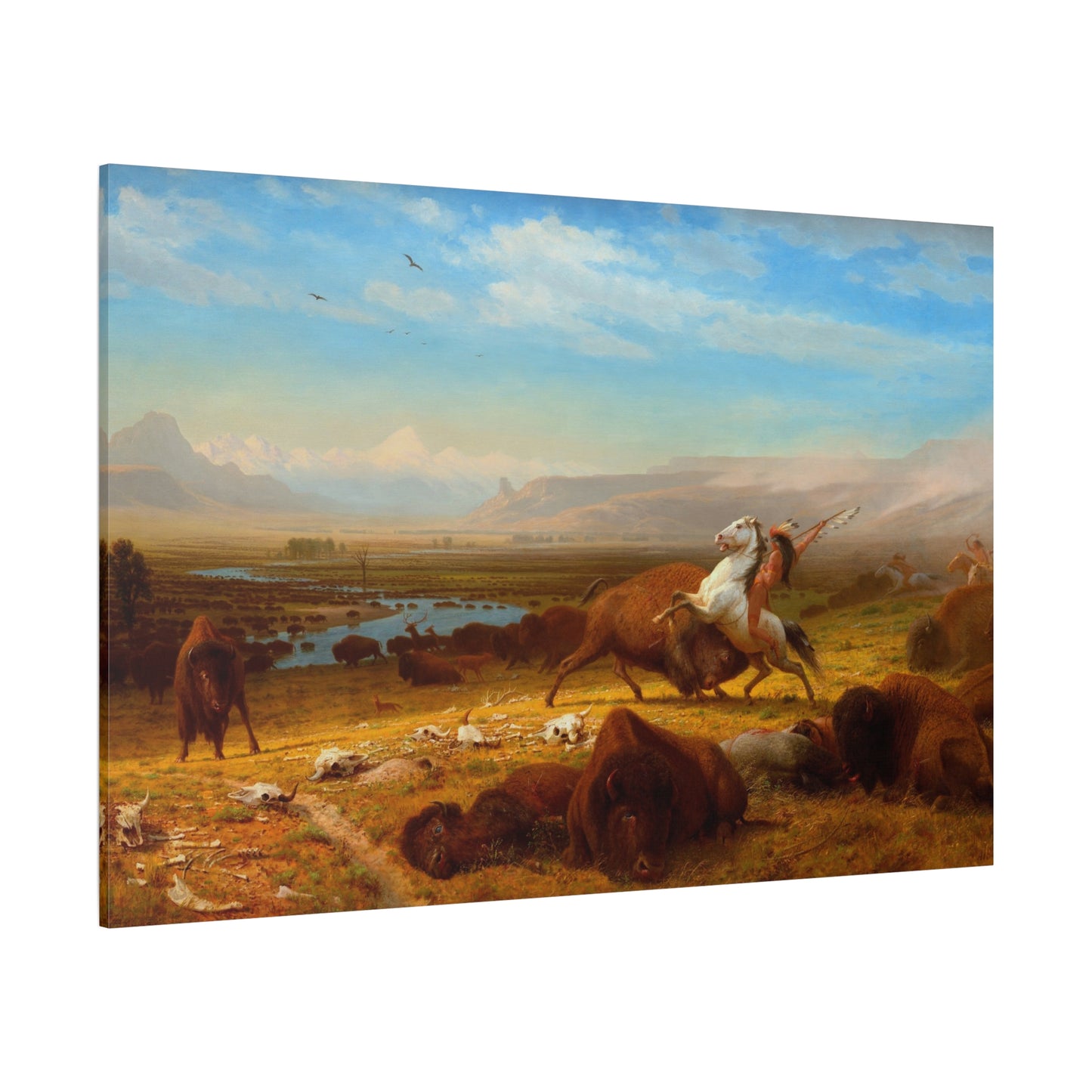 The Last of the Buffalo - Canvas Wrap