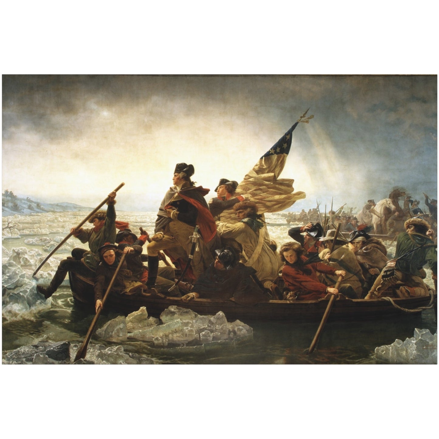 Washington Crossing the Delaware - Canvas Wrap