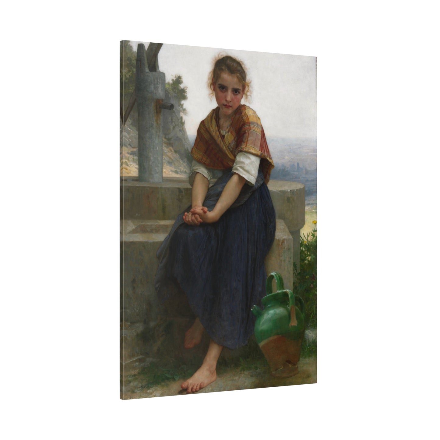 The Broken Pitcher - Canvas Wrap