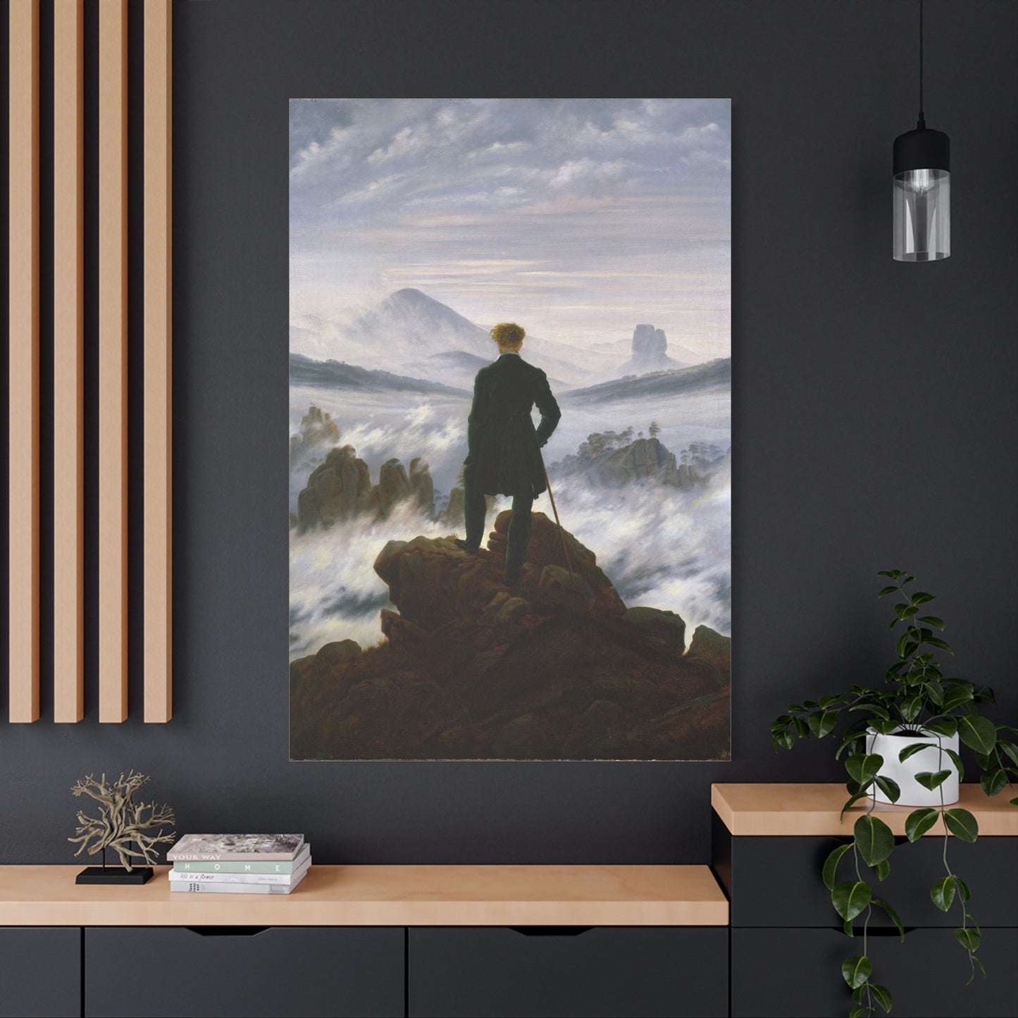 Wanderer above the Sea of Fog - Canvas Wrap